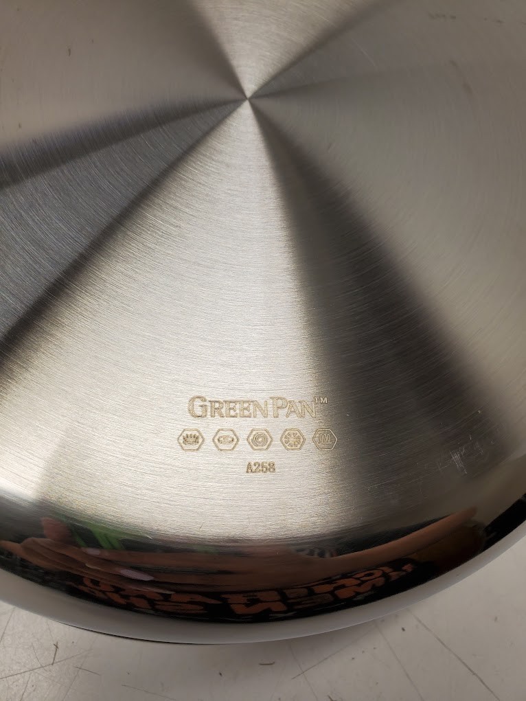 GreenPan Spectra Diamond 11 Pc Cookware Set 3 Ply Stainless Ceramic