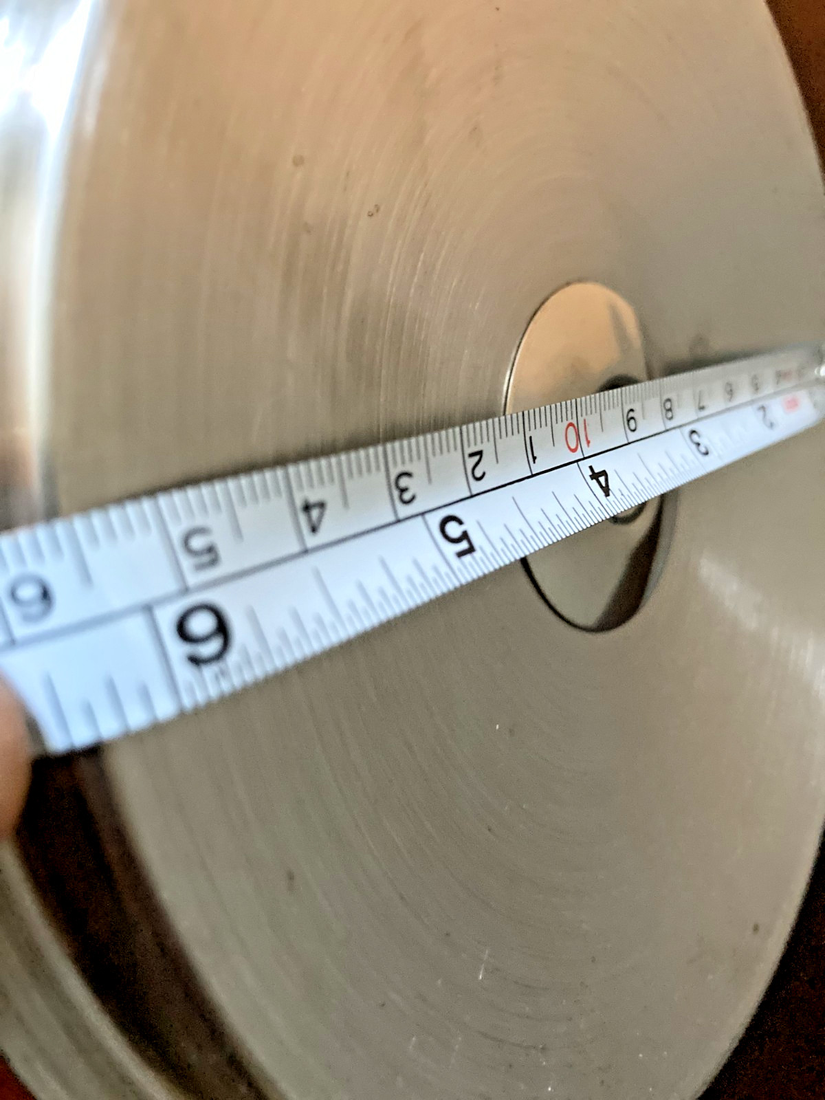 Stainless Steel Mirror Polish Lid 6 7/8” Outer Diameter & 6 1/8” Inner Diameter