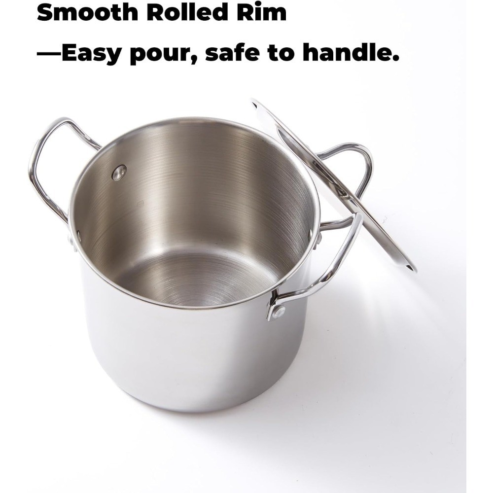 Mini Ollas Pozoleras 16 oz/Mini Pozole Pot – 304 Stainless Steel Individual