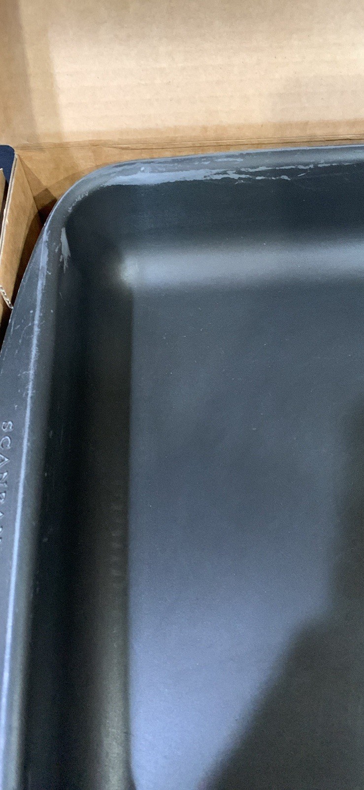 Scanpan CLASSIC- 7.5qt | 17″ x12” Ceramic Titanium Roasting Pan Excellent USED