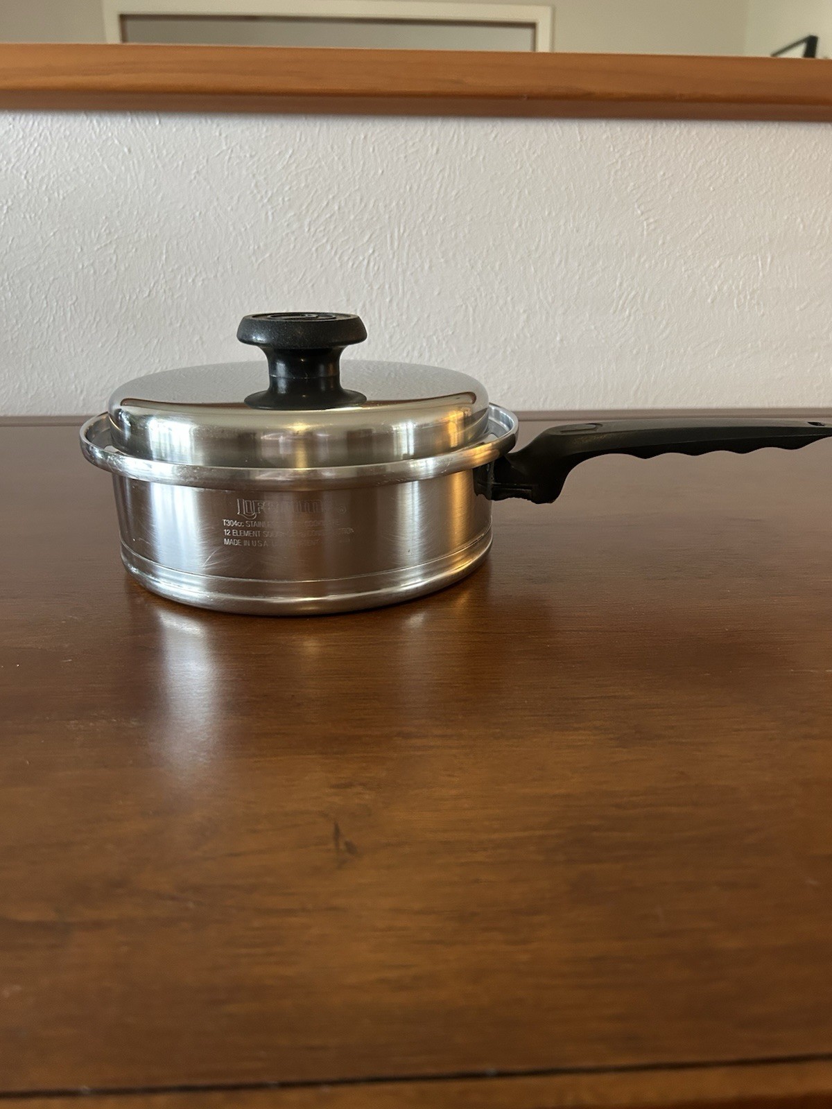 VTG Lifetime 6 Ply Stainless Steel Sauce Pan W/ Lid 1-1/2 Qt 8.5″ T304 CC USA