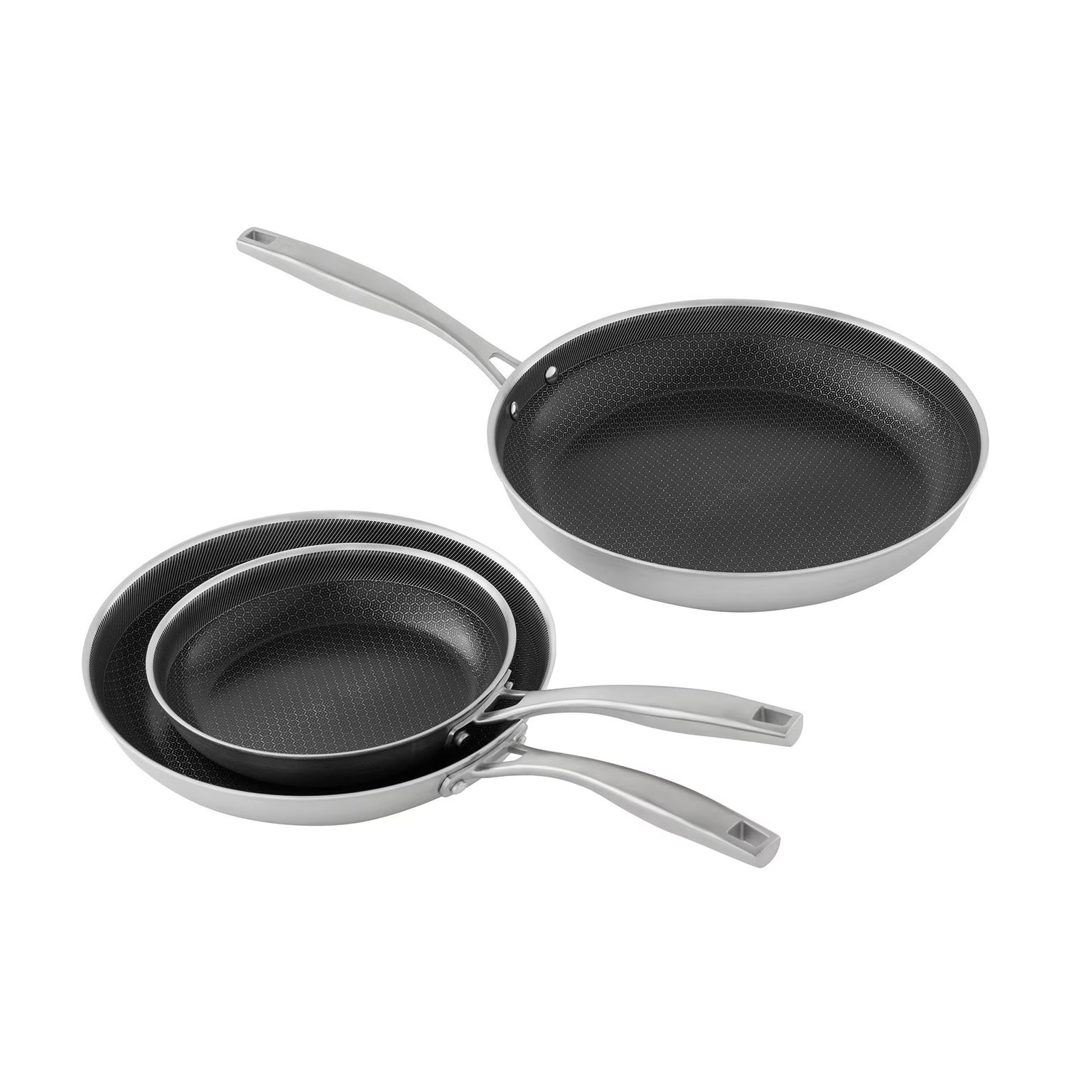 Member’s Mark 3-Piece Ceramic Hybrid Fry Pan Set