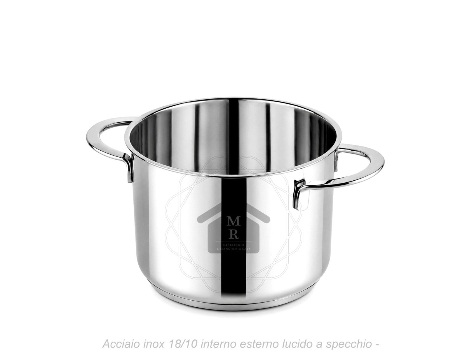 16 Piece 18/10 Stainless Steel Induction Cookware Battery Set