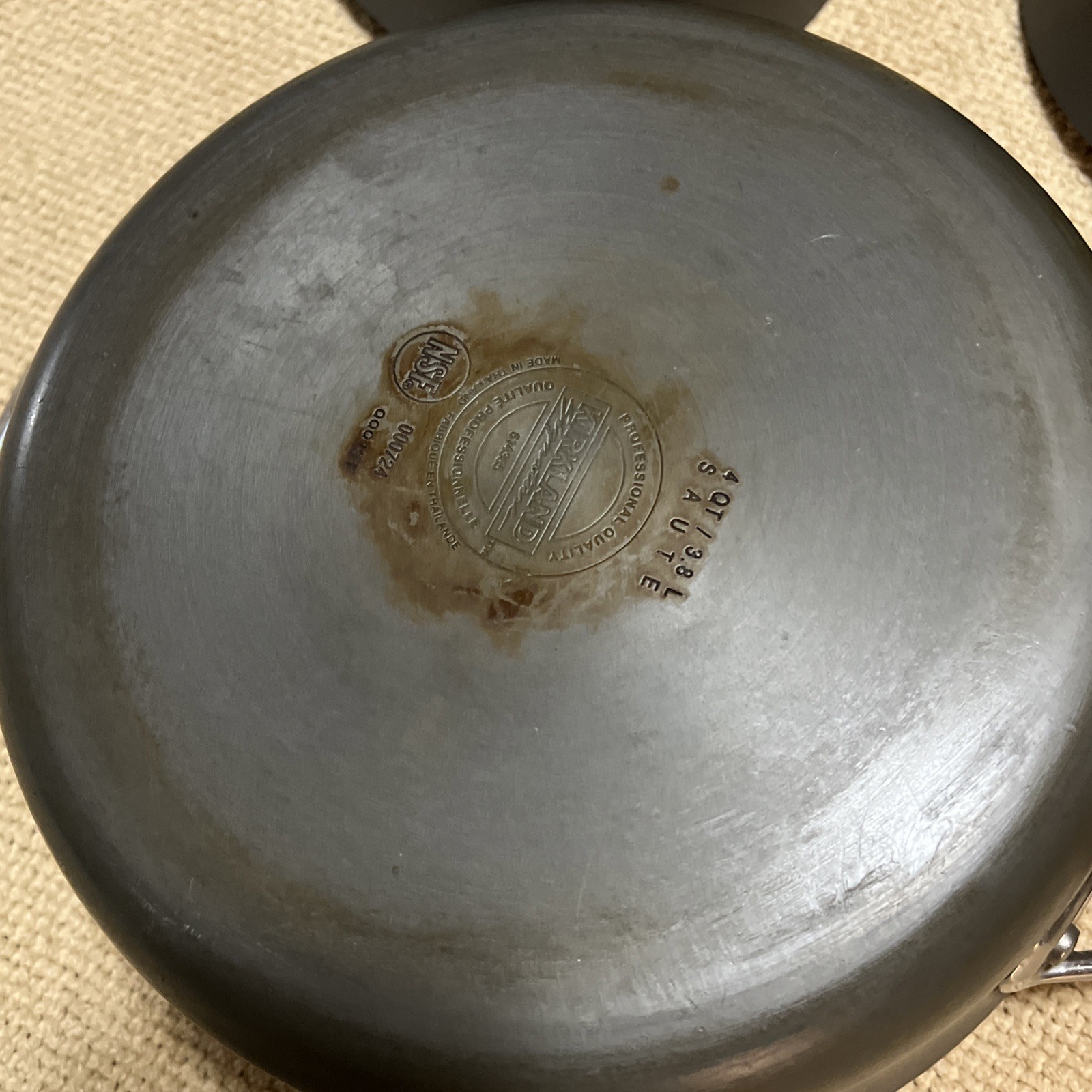 Kirkland Signature Hard Anodized Saucepans 2,3,4 Qt Professional Quality