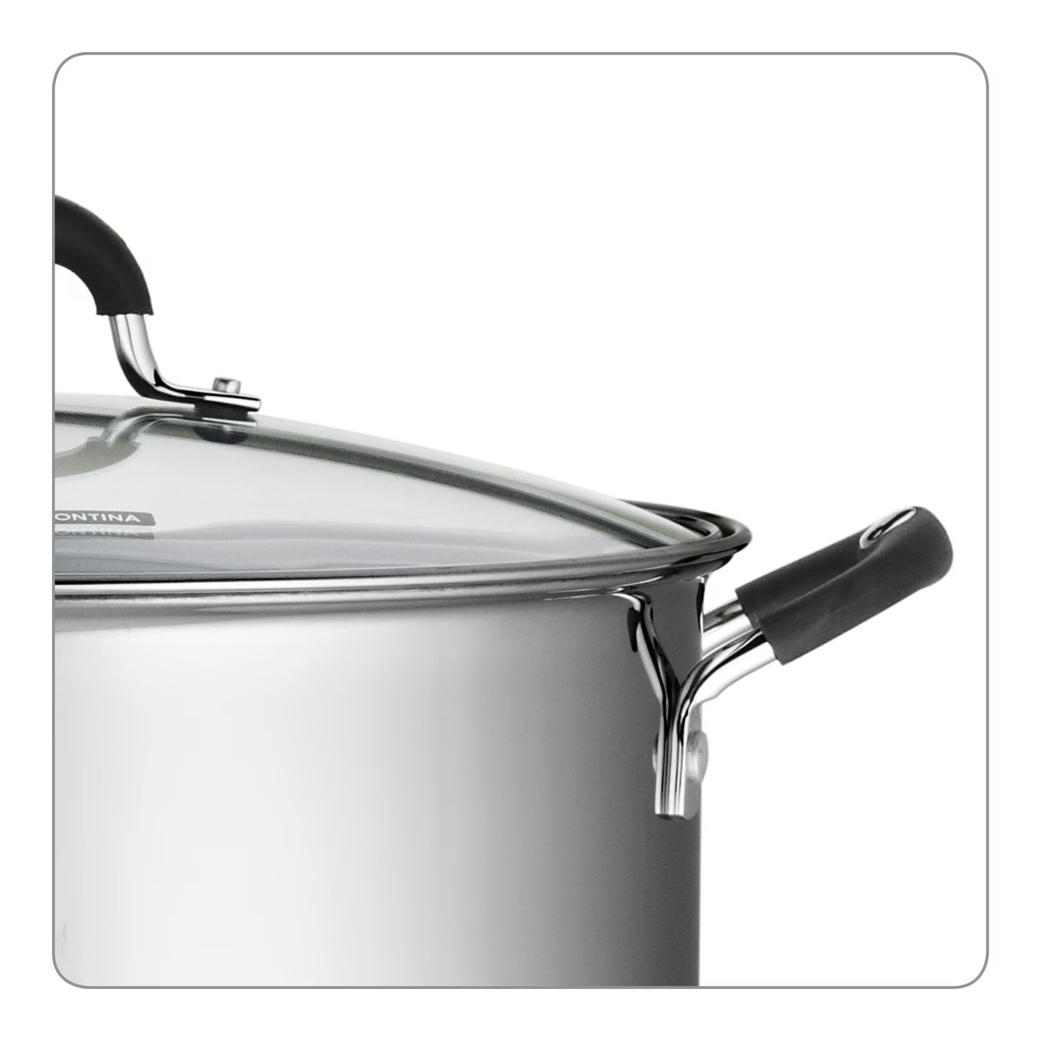Tramontina Stainless Steel 12 Quart Covered Stock Pot