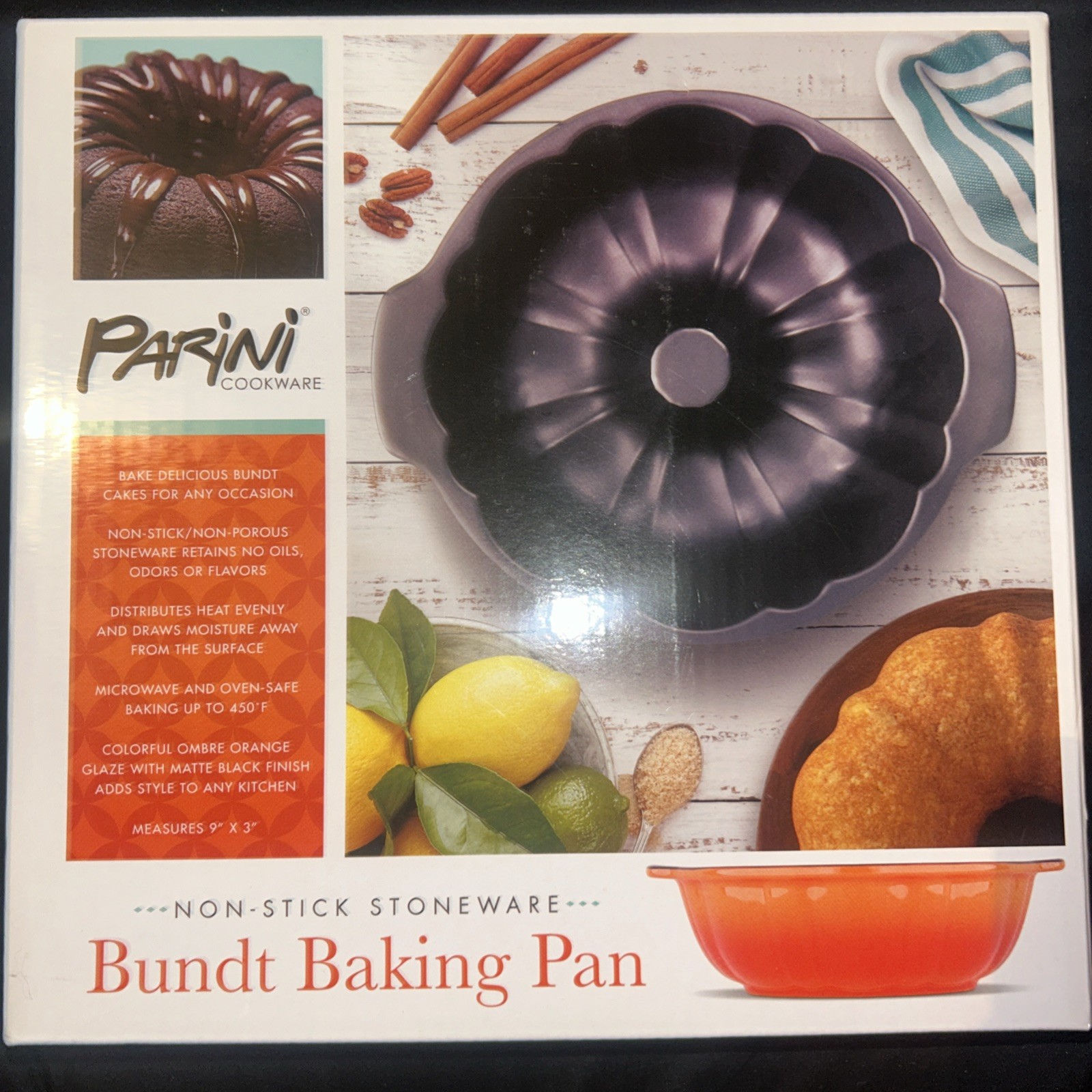 PARINI BUNDT BAKING PAN BRAND NEW!
