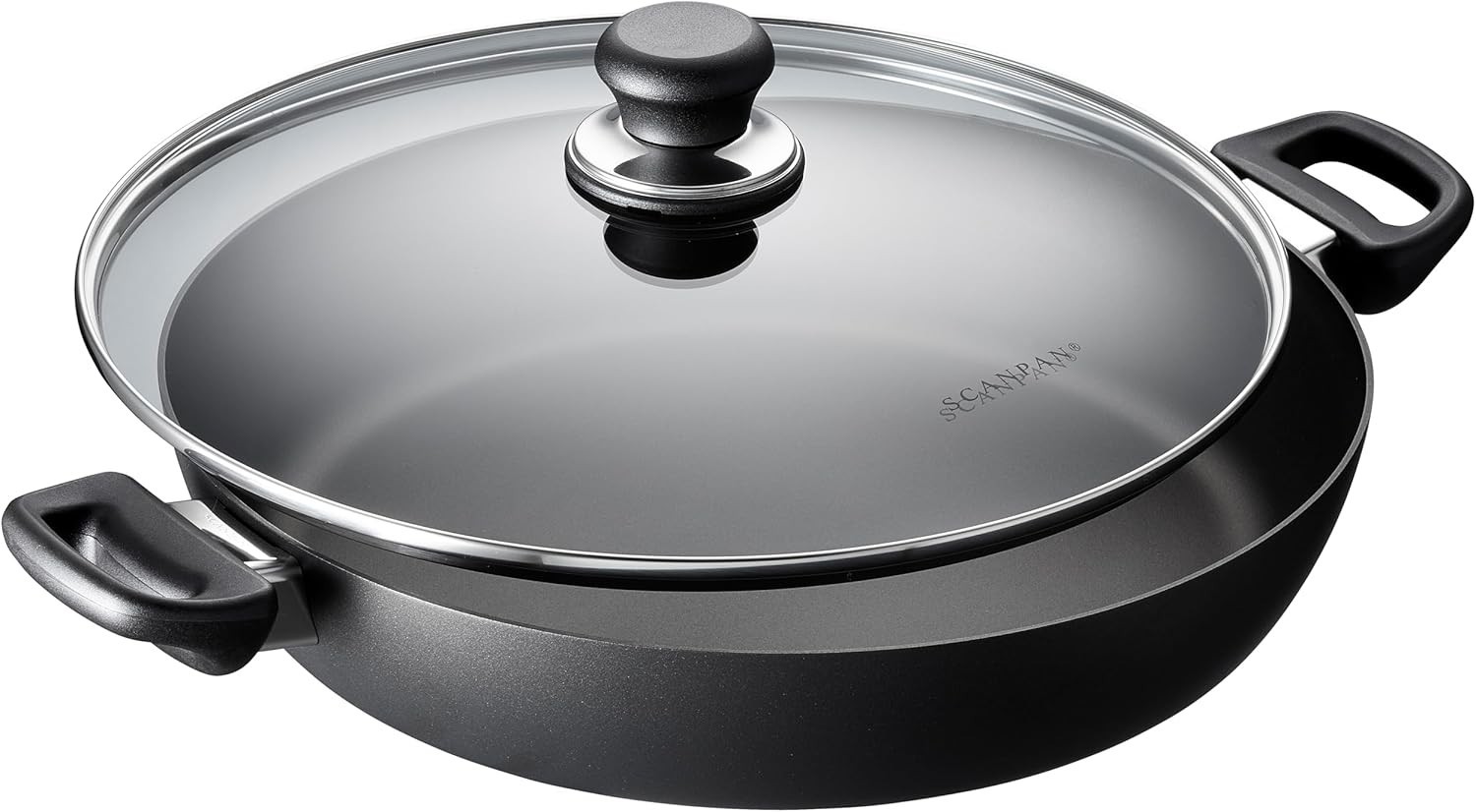 12.5-Inch Nonstick Chef Pan (4.25 QT) – Ideal for Healthy Cooking & Easy Cleanup
