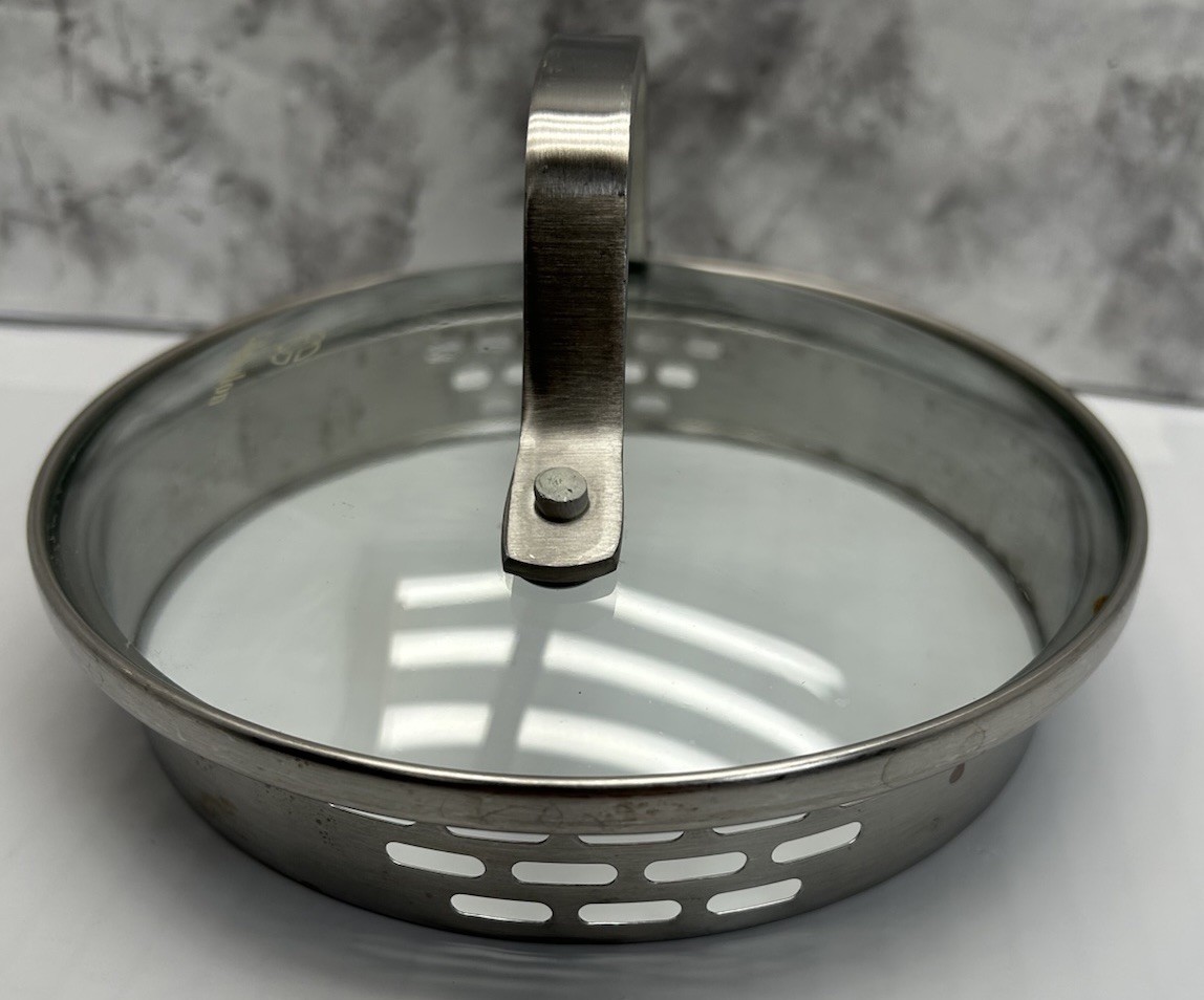 Calphalon 6 inch Contemporary Pour and Strain Glass Replacement Lid pan stainer