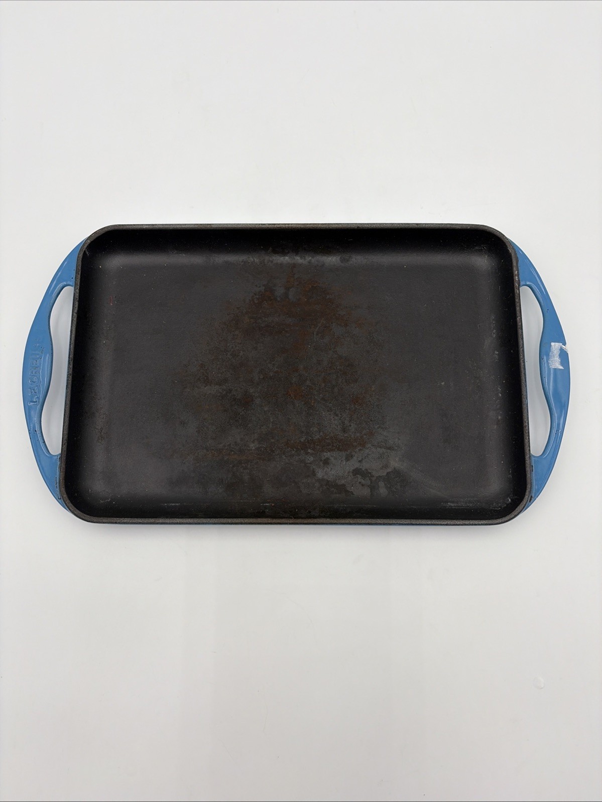 Le Creuset SignatureBlue Enamel Cast Iron Skinny Griddle
