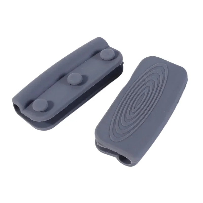 2PCS Silicone Pan Handle Covers Heat Resistant Non Slip Pot Grip Holder Kitchen