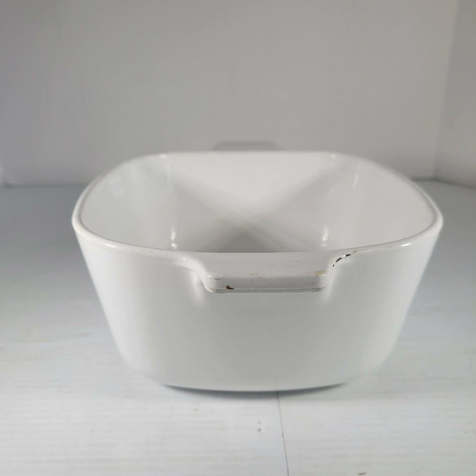 NO LID Corning Ware Blue Cornflower Casserole Dish 1.75 QT P-1 3/4-B White Vth