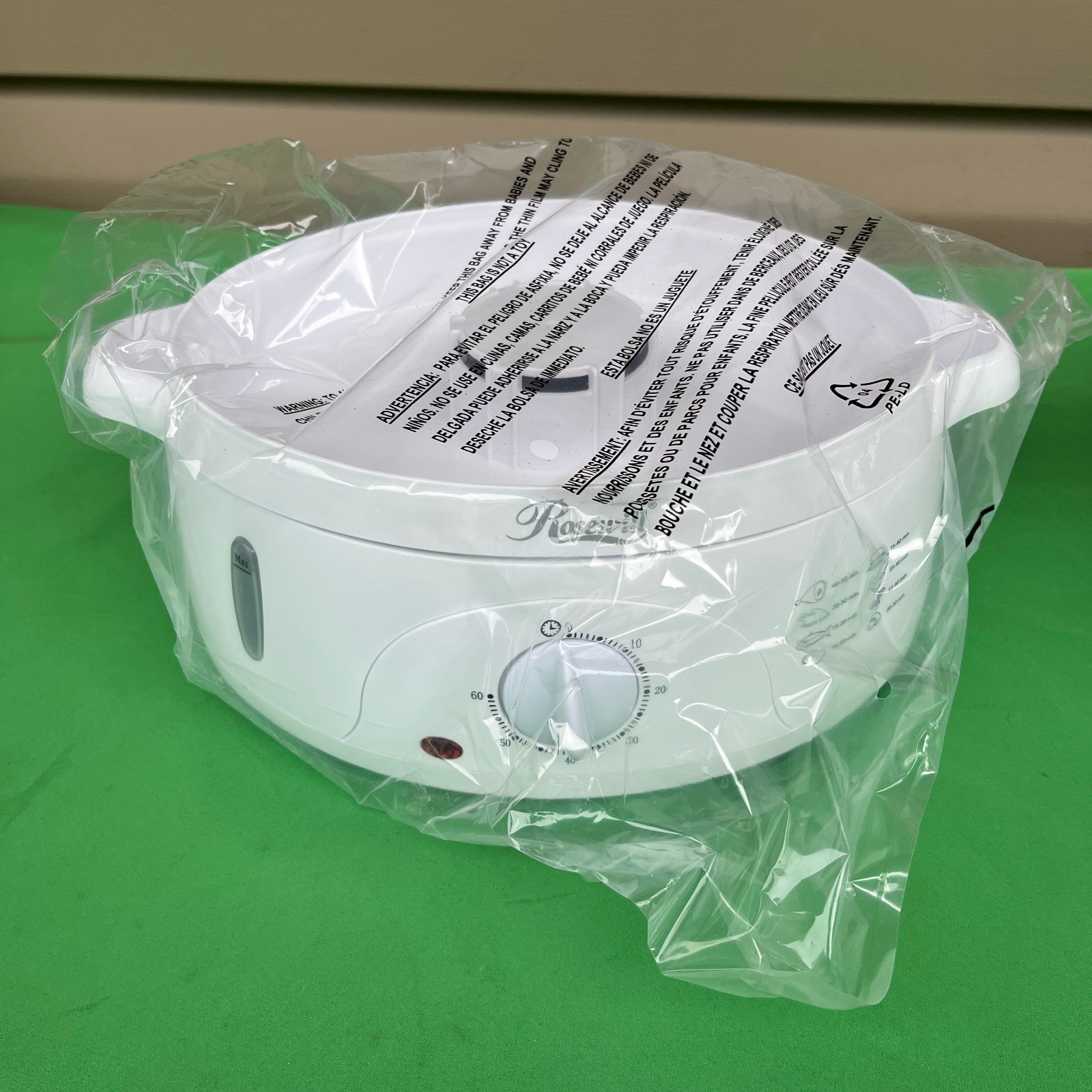 NWT Rosewill Food Steamer With Three Tier Baskets
