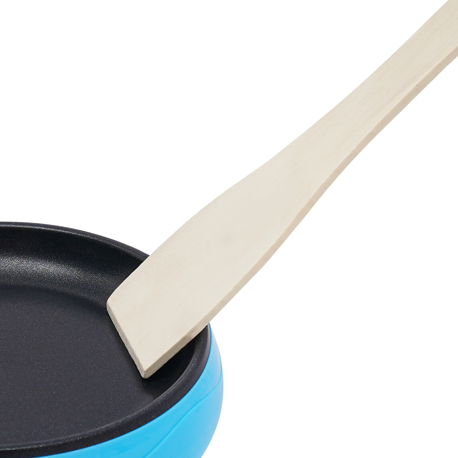 Modern Electric Skillet Non-Stick Electric Skillet Blue Round Mini Frying Pan