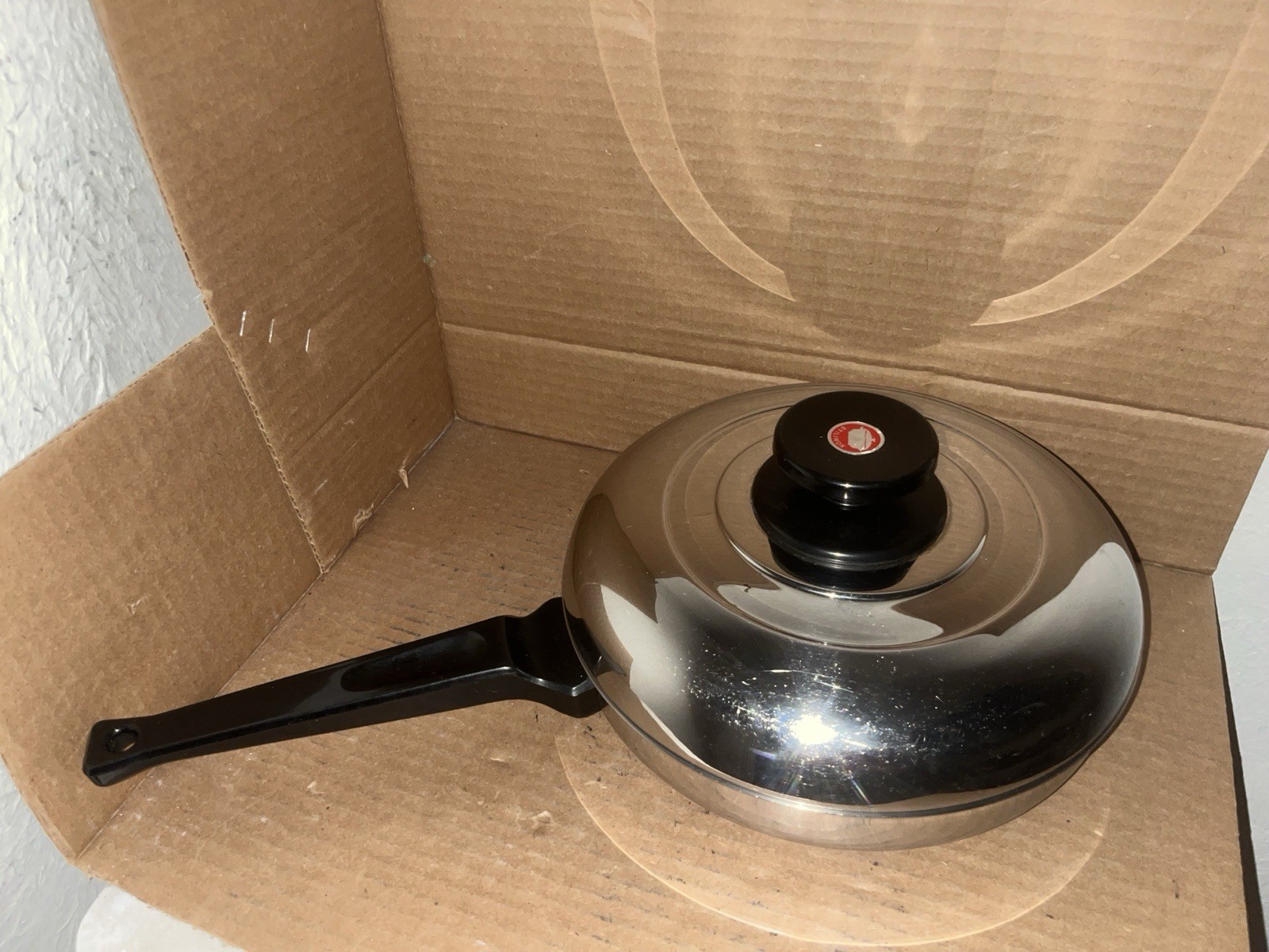 Stilinox Zani 9-3/4” inch Fry Pan Stainless Steel 18-10 Made In Italy