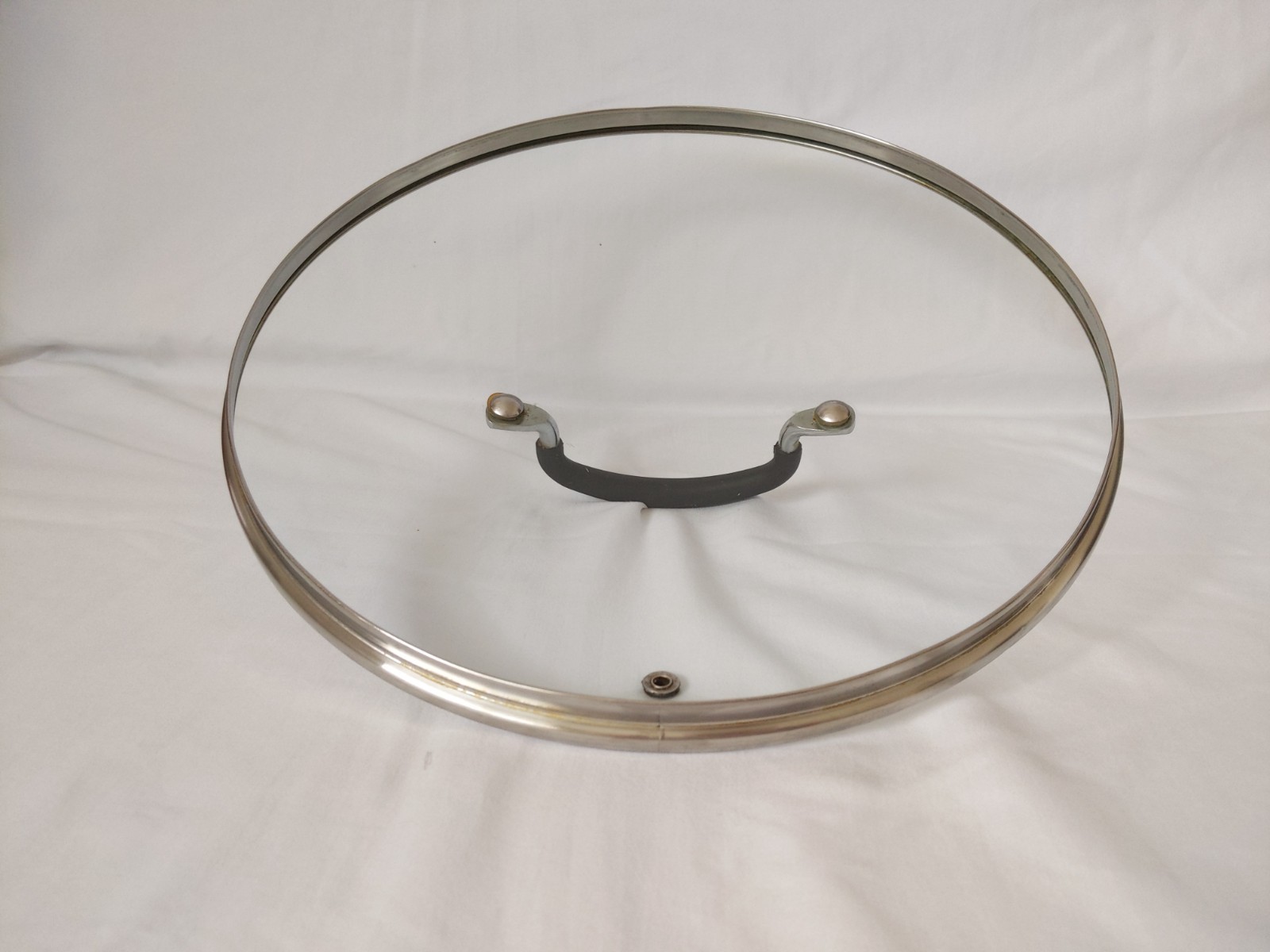Glass Pot Pan Saucepan Lid Replacement Round Rim: 11.5 in Large Cookware Glass