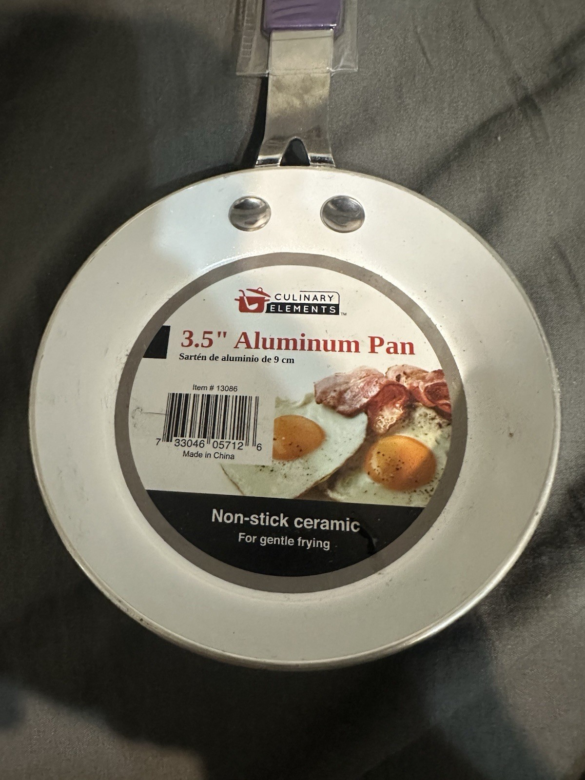 Fast Heating 3.5″ Aluminum Egg Pan – Small Servings Quick Meals College Dorm