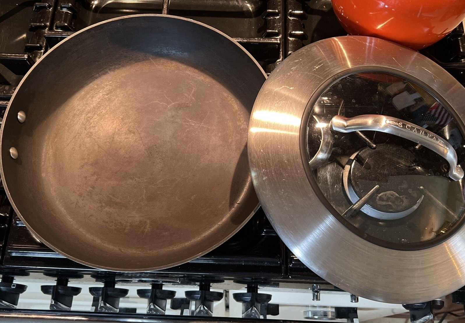 Scanpan Pro Non-Stick Sauté Pan with Lid CTX Induction I 03 12.5 Frypan 5.25qt