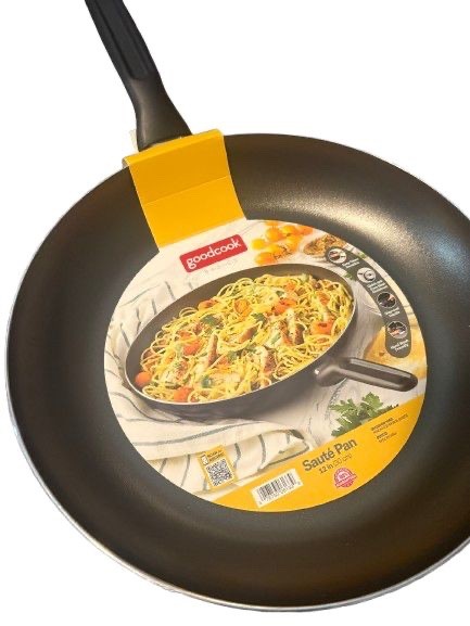 Goodcook 12 inch Aluminum Saute Frying Pan NEW Non-Stick Cookware COBALT BLUE