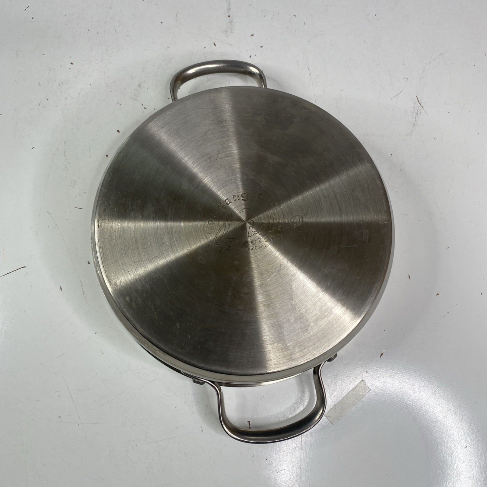 Wolfgang Puck Bistro Collection 10″ Casserole Stainless Steel Pan 3″ Deep