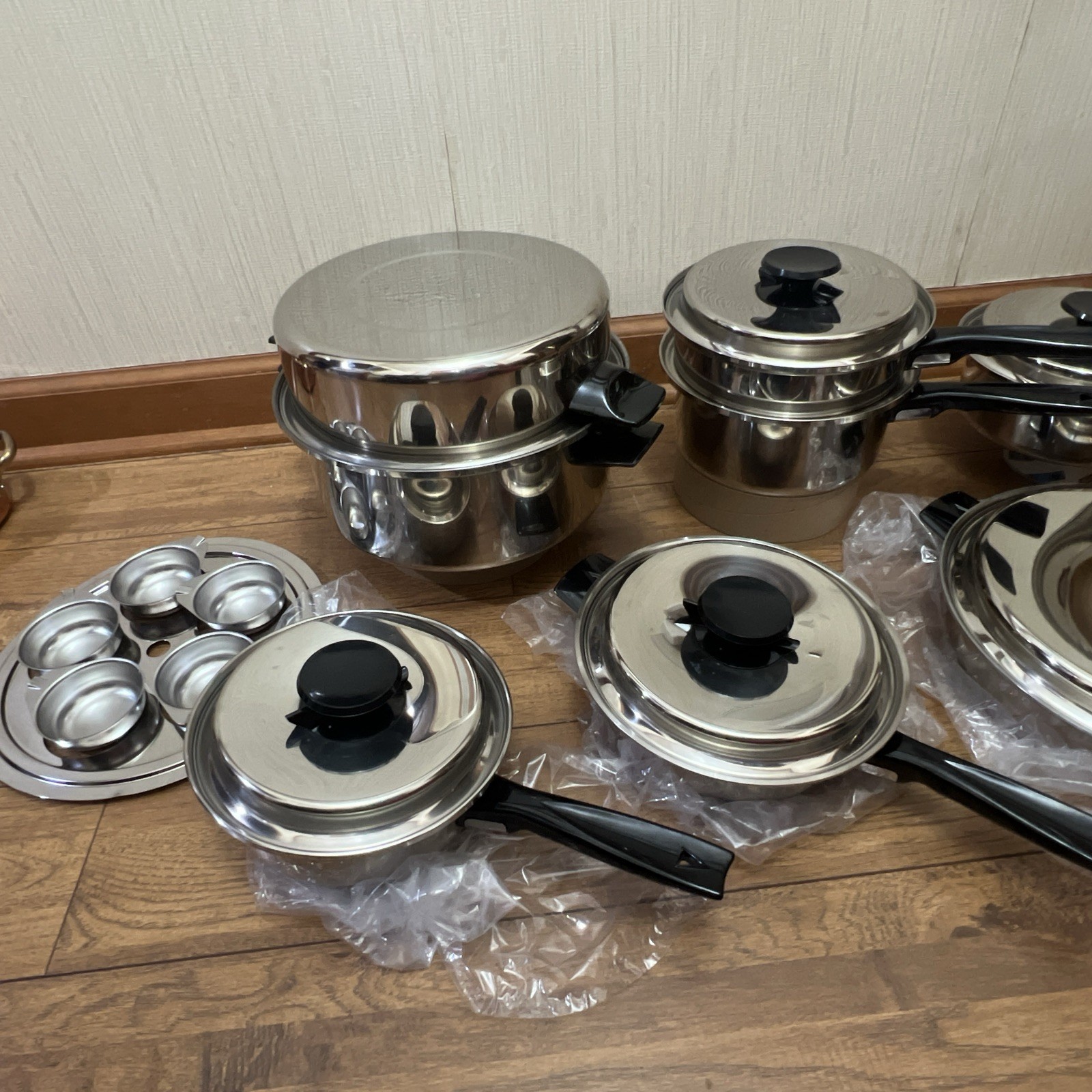 lifetime west bend waterless cookware pots pans made USA Vacumatic UNUSED NEW