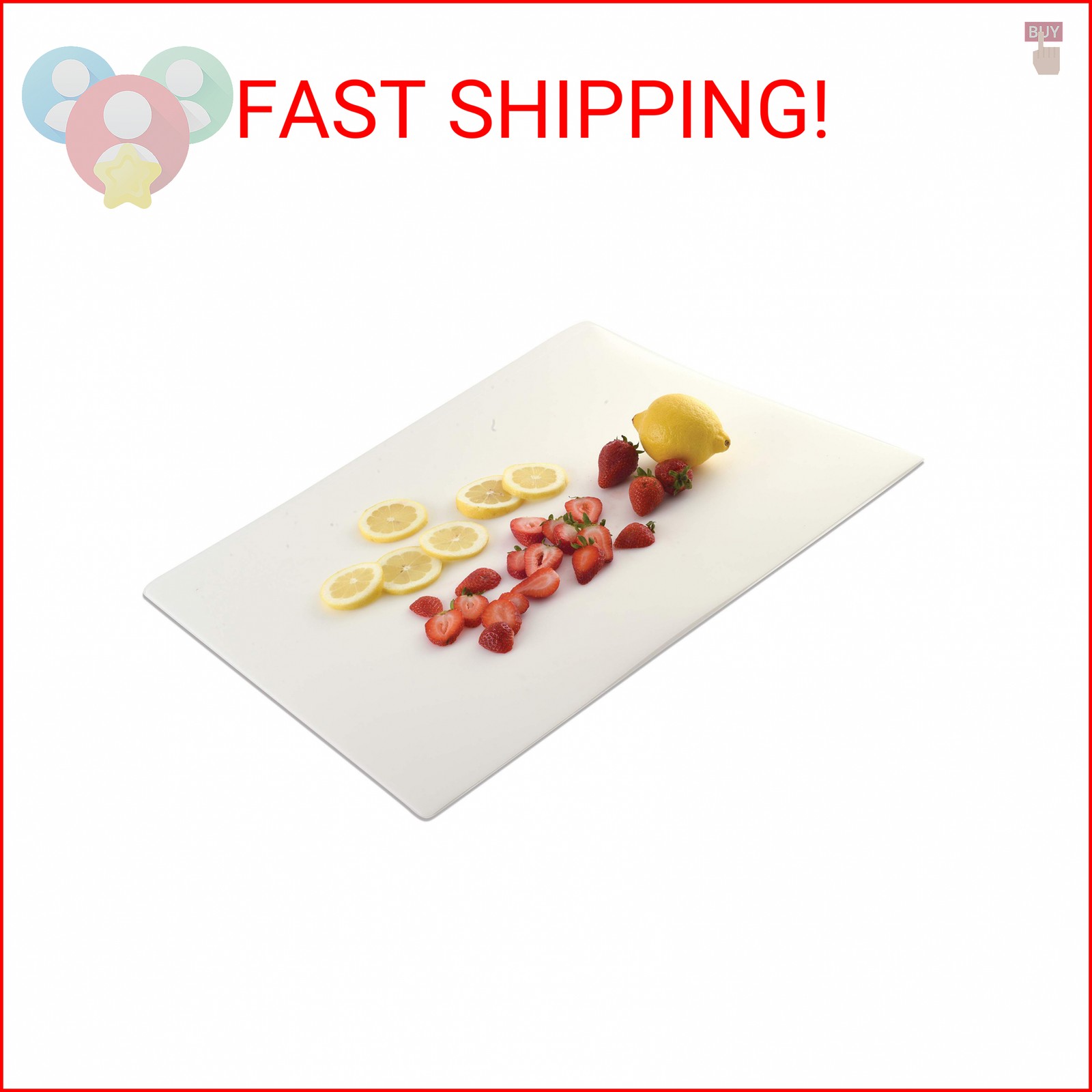 Norpro Jumbo Flexible Cutting Mat White, 24″ x 18″