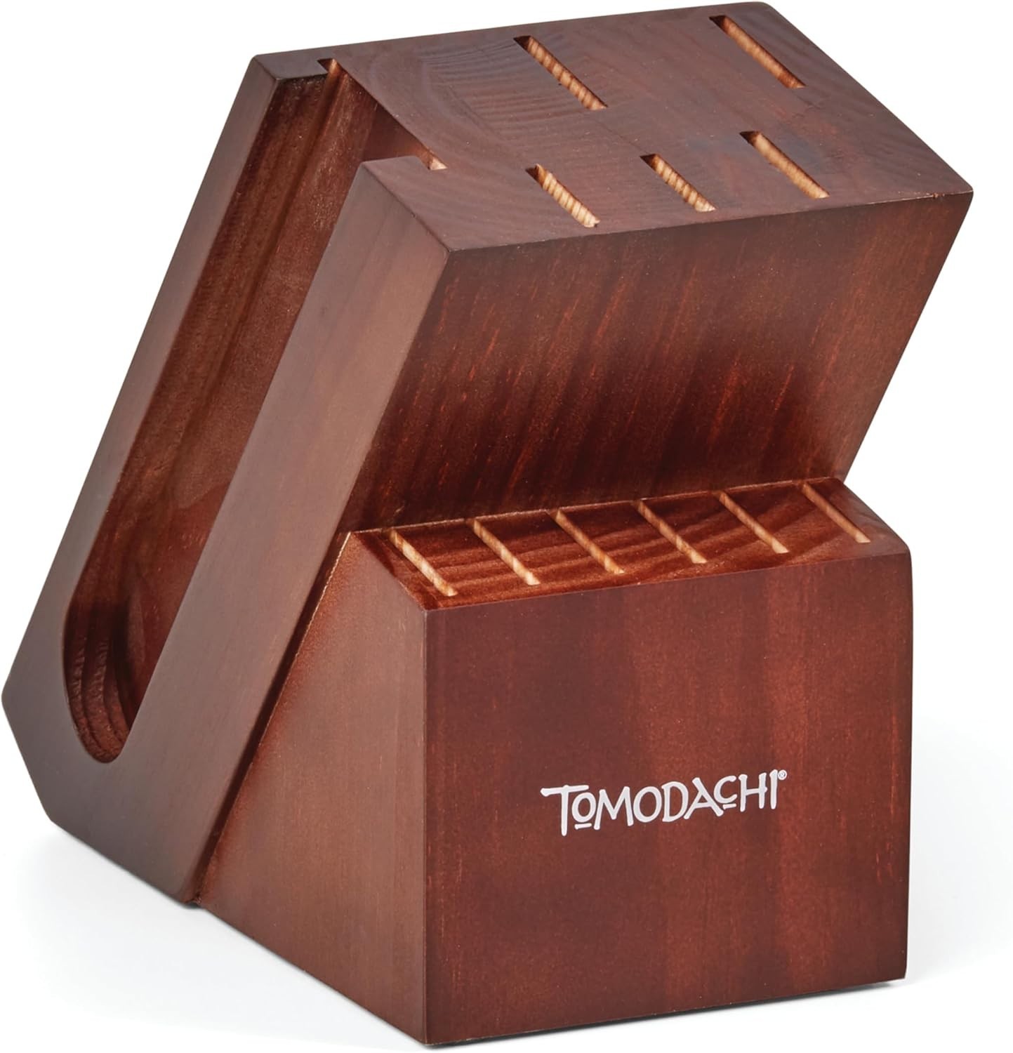 Raintree Copper 13 Piece Block Set, Brown/Wood