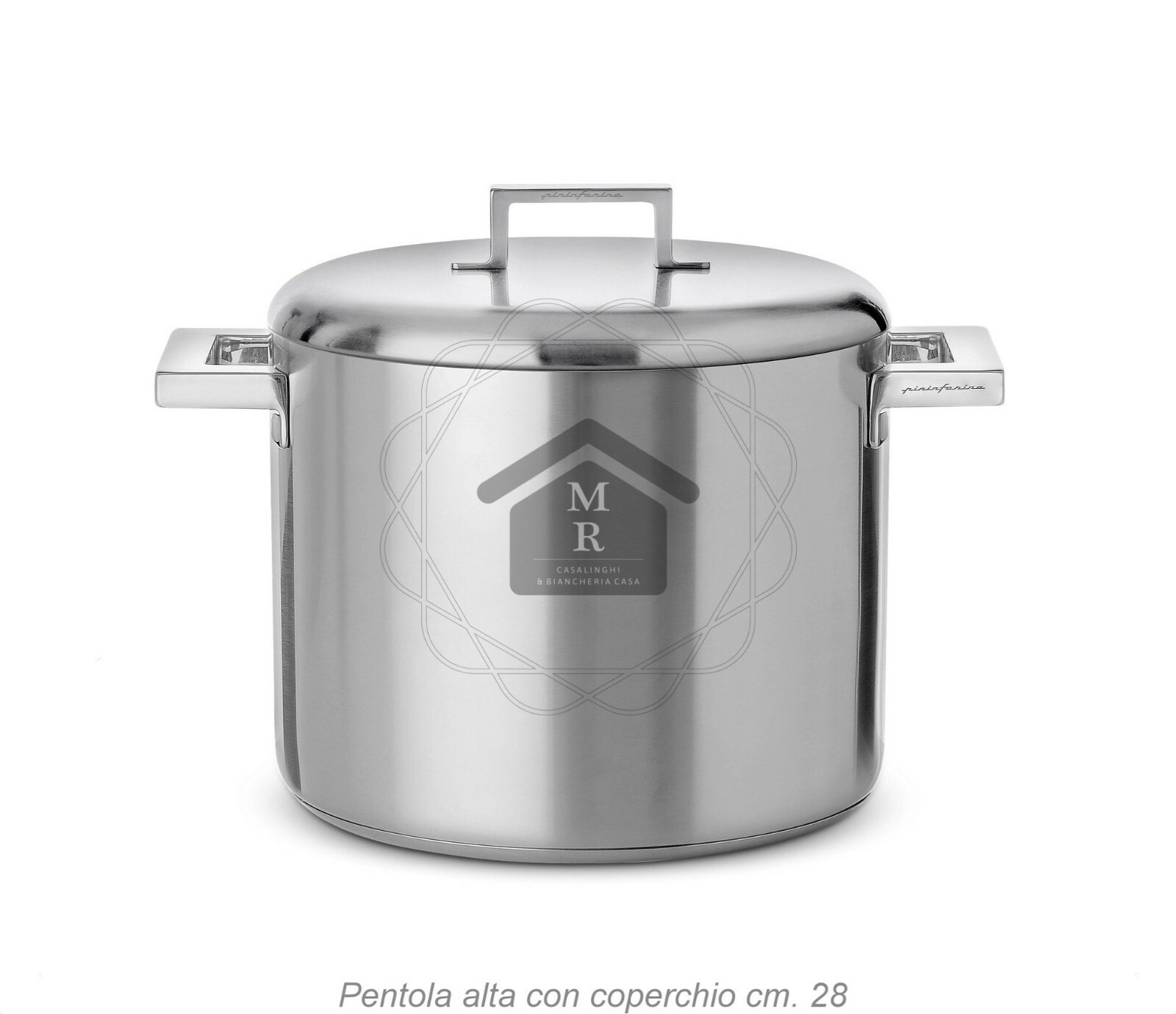 Pots 16 pcs Pininfarina style stainless steel 18/10 Mepra design Made in Italy