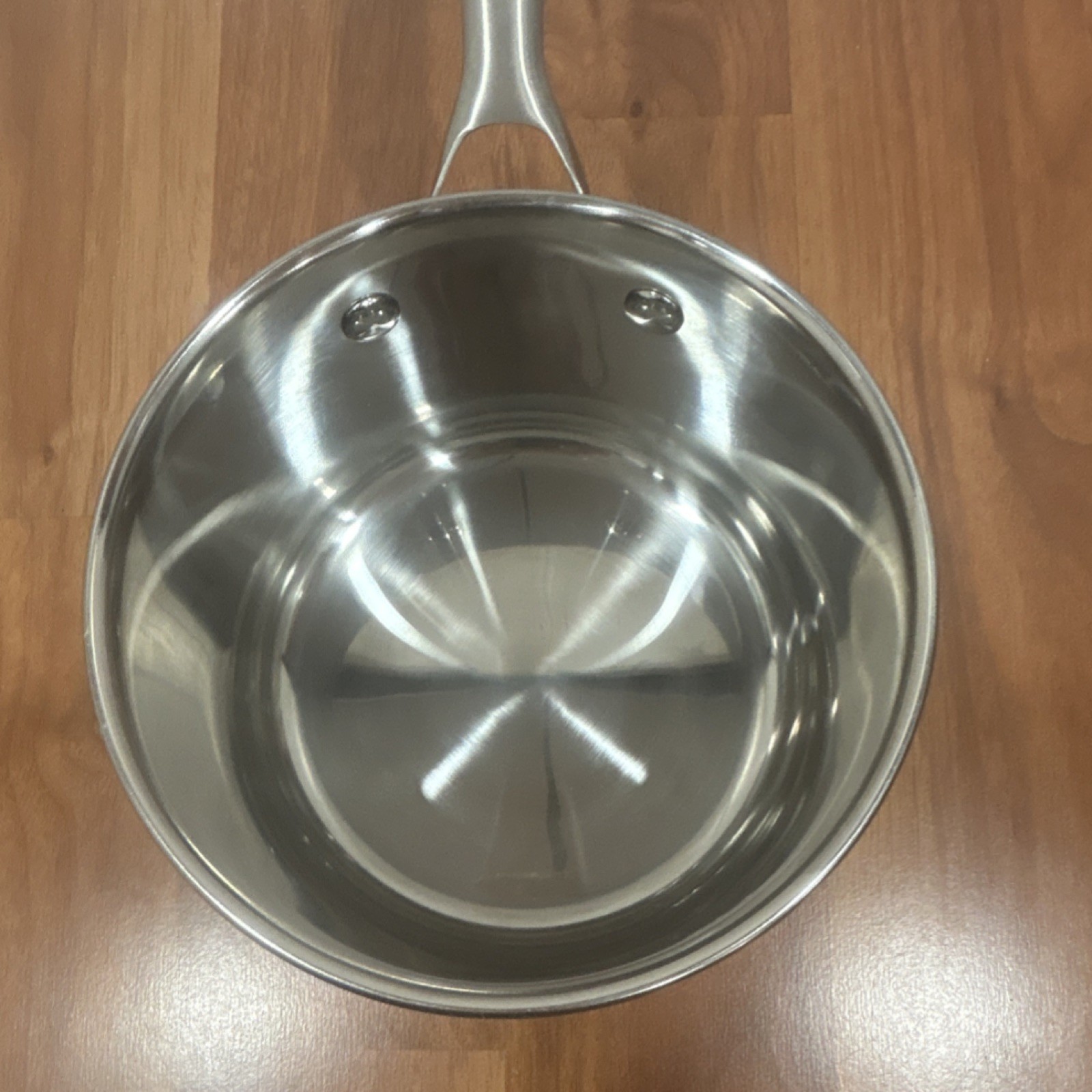Sedona Kitchen Stainless Steel Silver Round Saucepan Long Handle RQ1 One-Piece