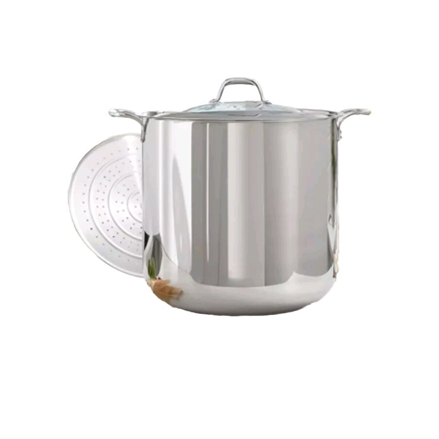 Princess house 60 QTS Stainless Steel pot /Steaming Rack