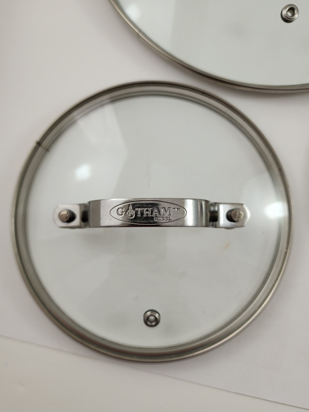 Gotham Steel Replacement Lid 9.25″ 7″ 6″ Tempered Glass Stainless Steel Set 3