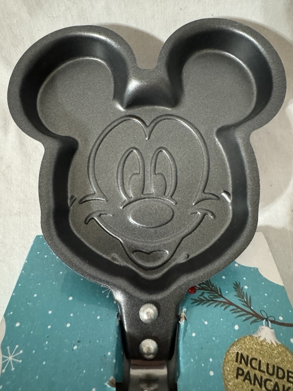 SEALED 2022 Disney Mickey Mouse Pancake (Expired) Skillet Set w/ Cookie Cutter