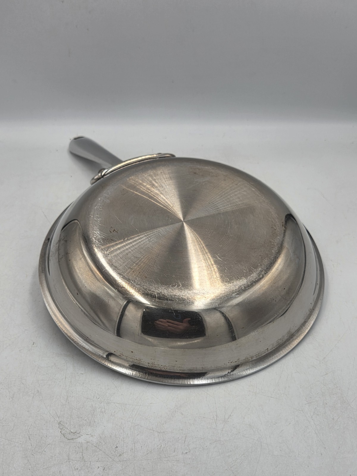 Lot Of 2 ALL CLAD Stainless Steel Saute Fry Pans 8″ and 11″ Very Nice U.S.A