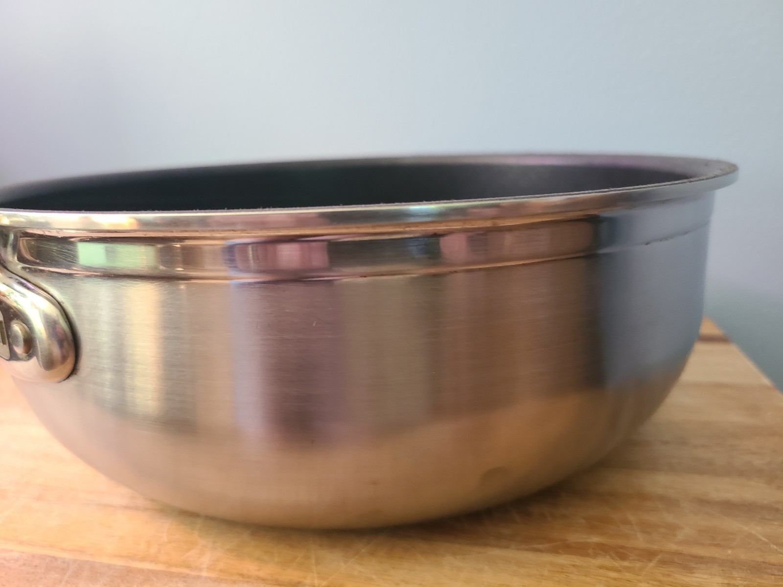 Hestan ProBond Forged 3.5 Quart Professional Clad Stainless Steel Saucier Pan