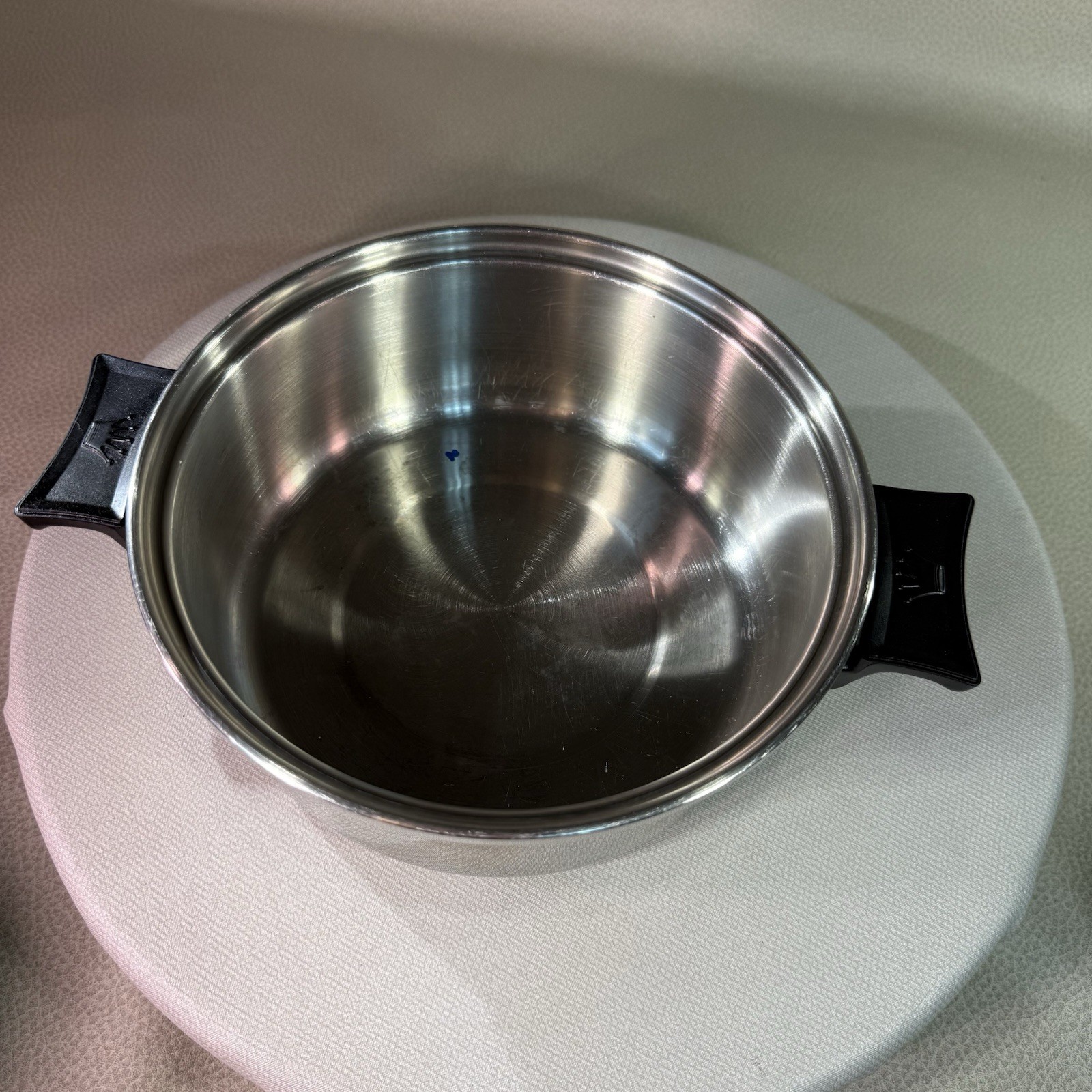 Vtg Kitchen Queen Double Boiler 8” Pots 1qt & 2qt With Lid READ