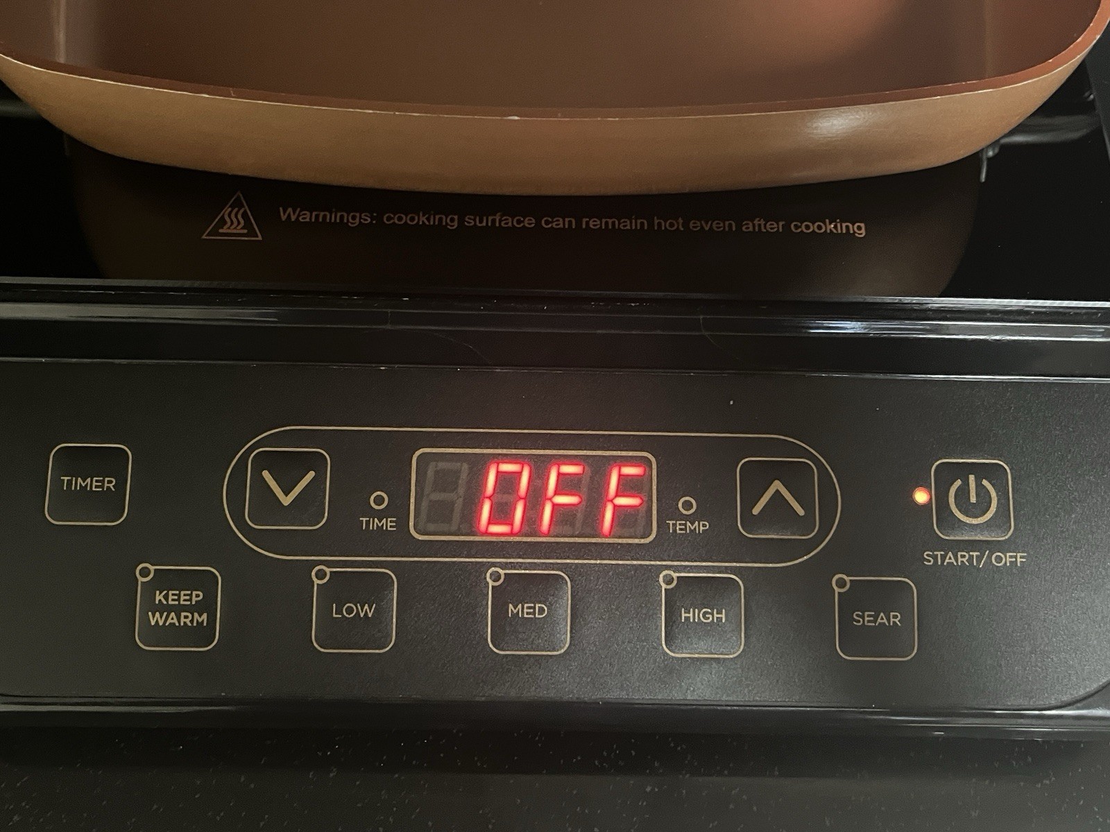 Copper Chef Digital Induction Cooktop Hot Plate Electric Burner w/ Fry Pan