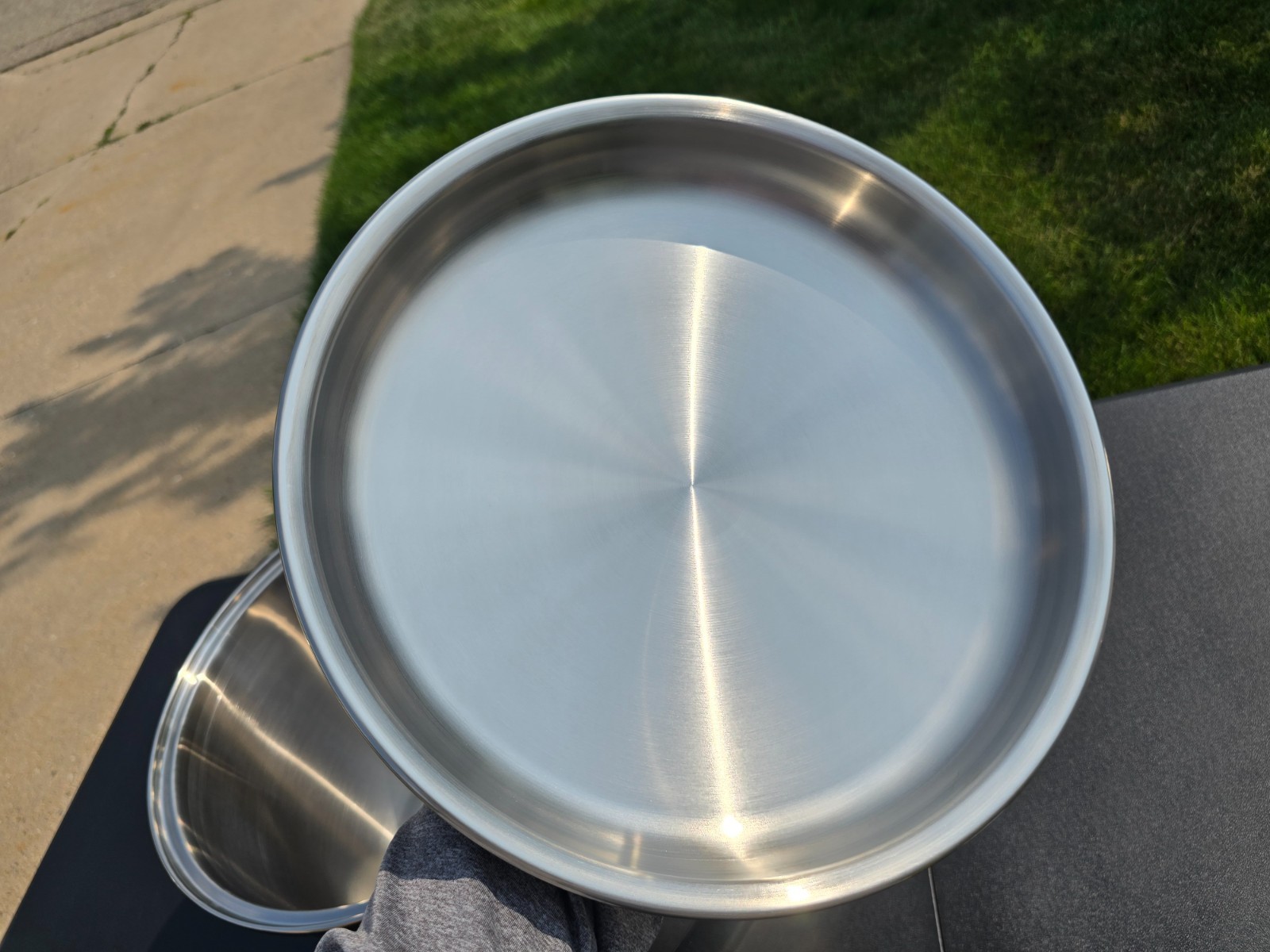 NEW! HUGE! West Bend Regal Ware 20 Qt Stainless Steel Stock Pot Pan & Lid USA