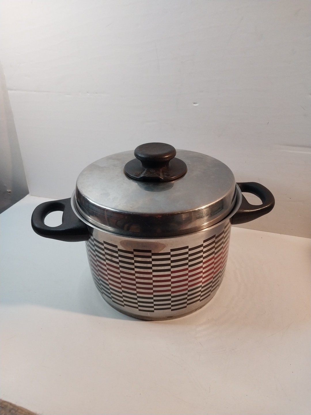 FISSLER Stewpot SS Pot Pan W/ Lid West Germany