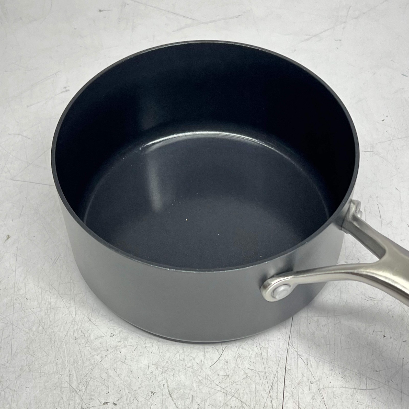 OXO (4 PIECE) Professional Ceramic Non-stick Sauce Pan Set 2.3qt – 1.7qt Black