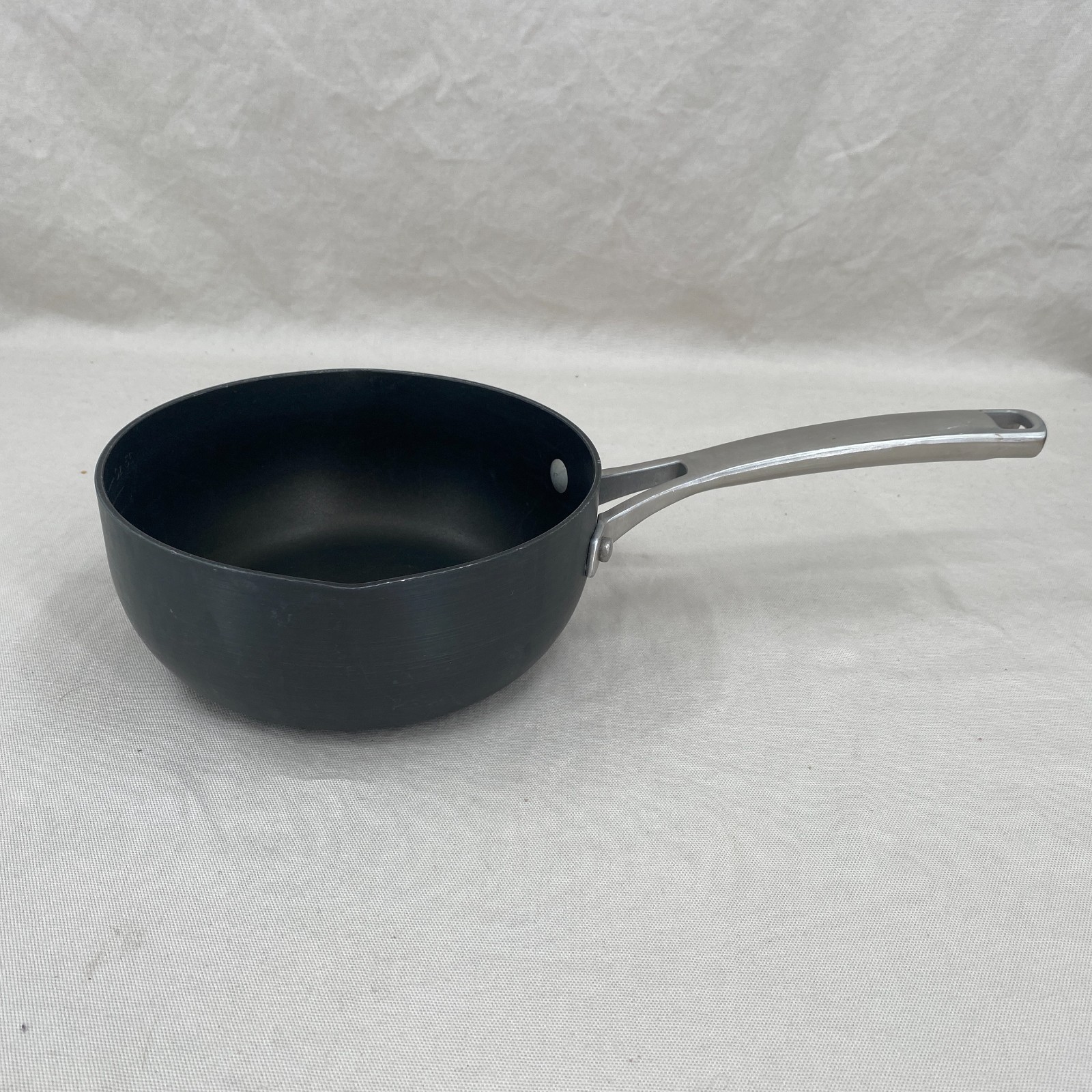 Calphalon Classic Nonstick 2 qt Sauce Pan Black Anodized Aluminum NO Lid