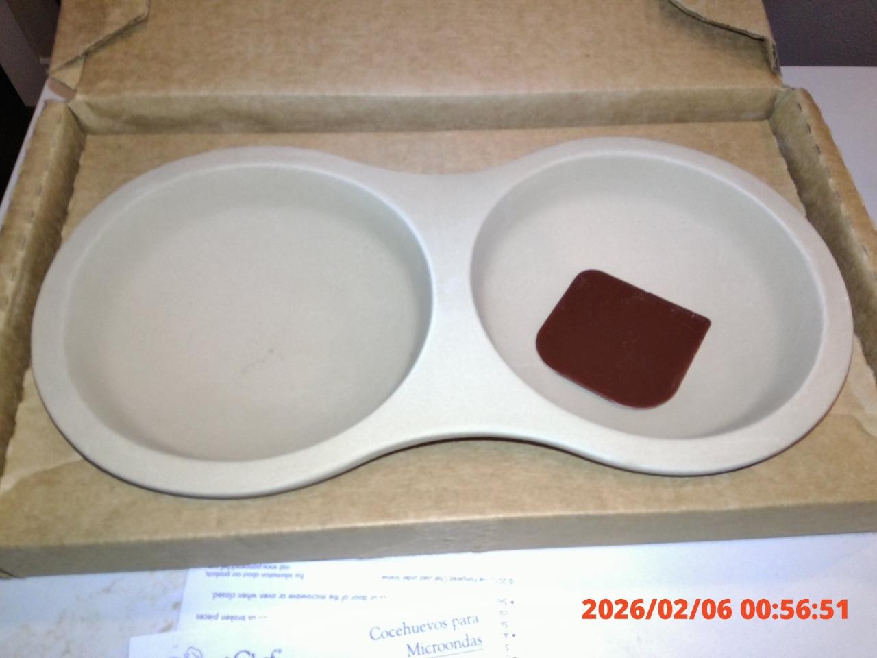 The Pampered Chef microwave egg cooker #1372 new in open box low fast shipping!