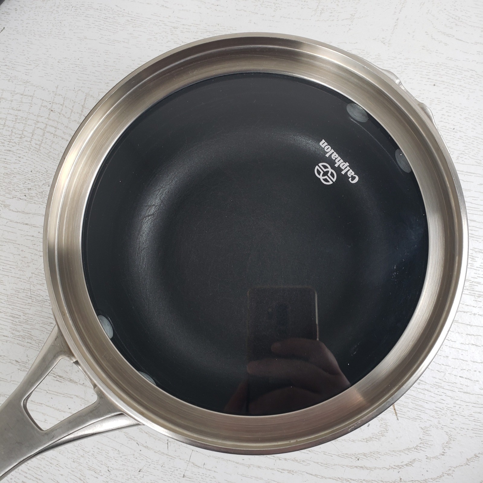 5 Piece Set Calphalon Premier Hard Anodized Nonstick 2.5qt, 3.5qt & 4.5qt
