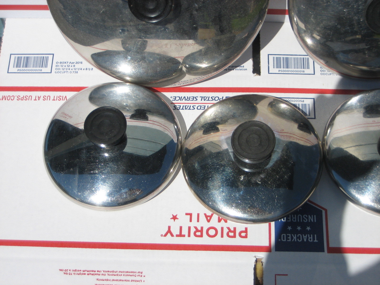 Revere Ware Replacement Stainless Steel LIds for pots & Pan 5 1/2 6 7 8 9 10 12″