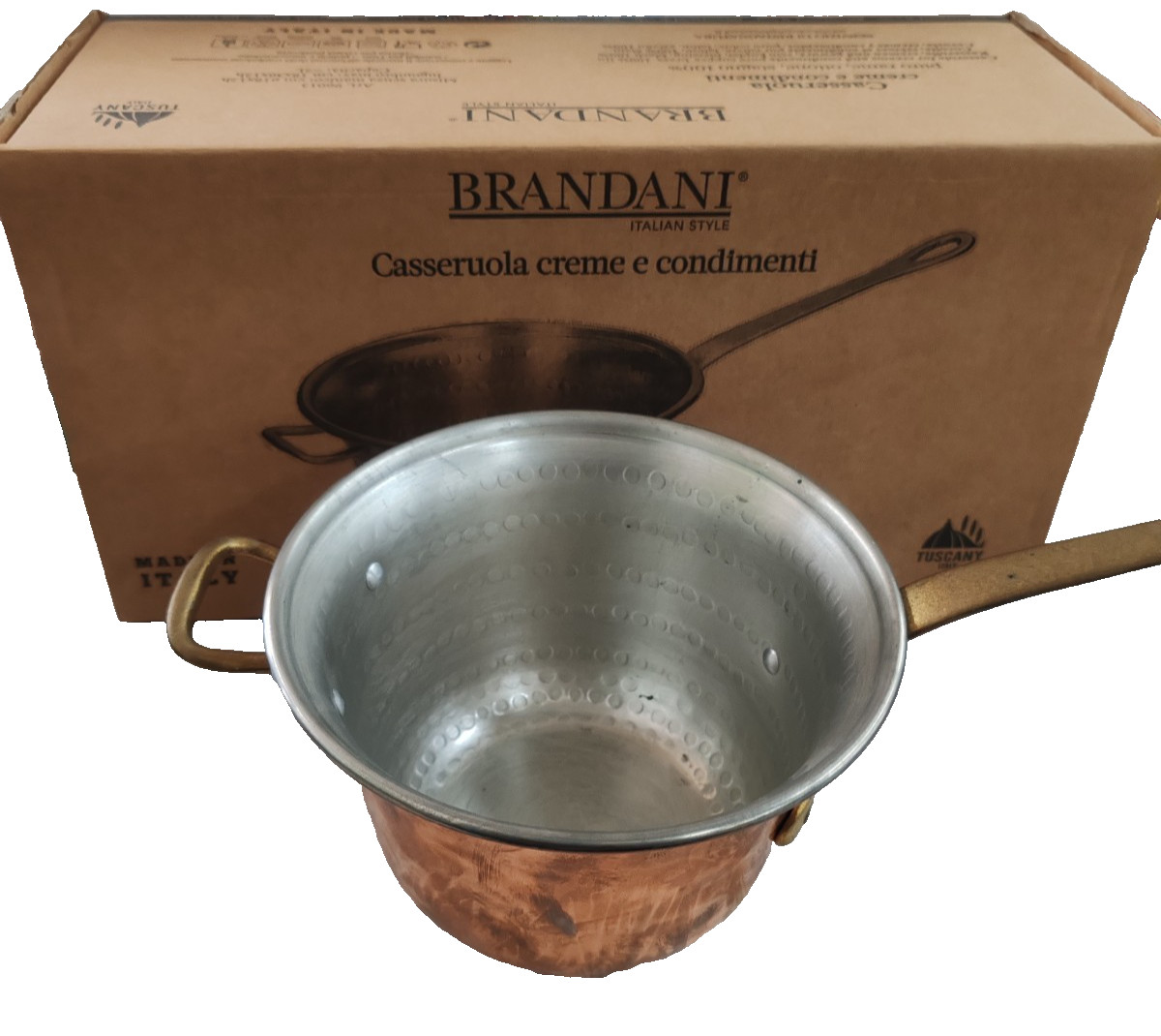 BRANDANI-COPPER SAUCEPAN “CREAMS AND CONDIMENTS”
