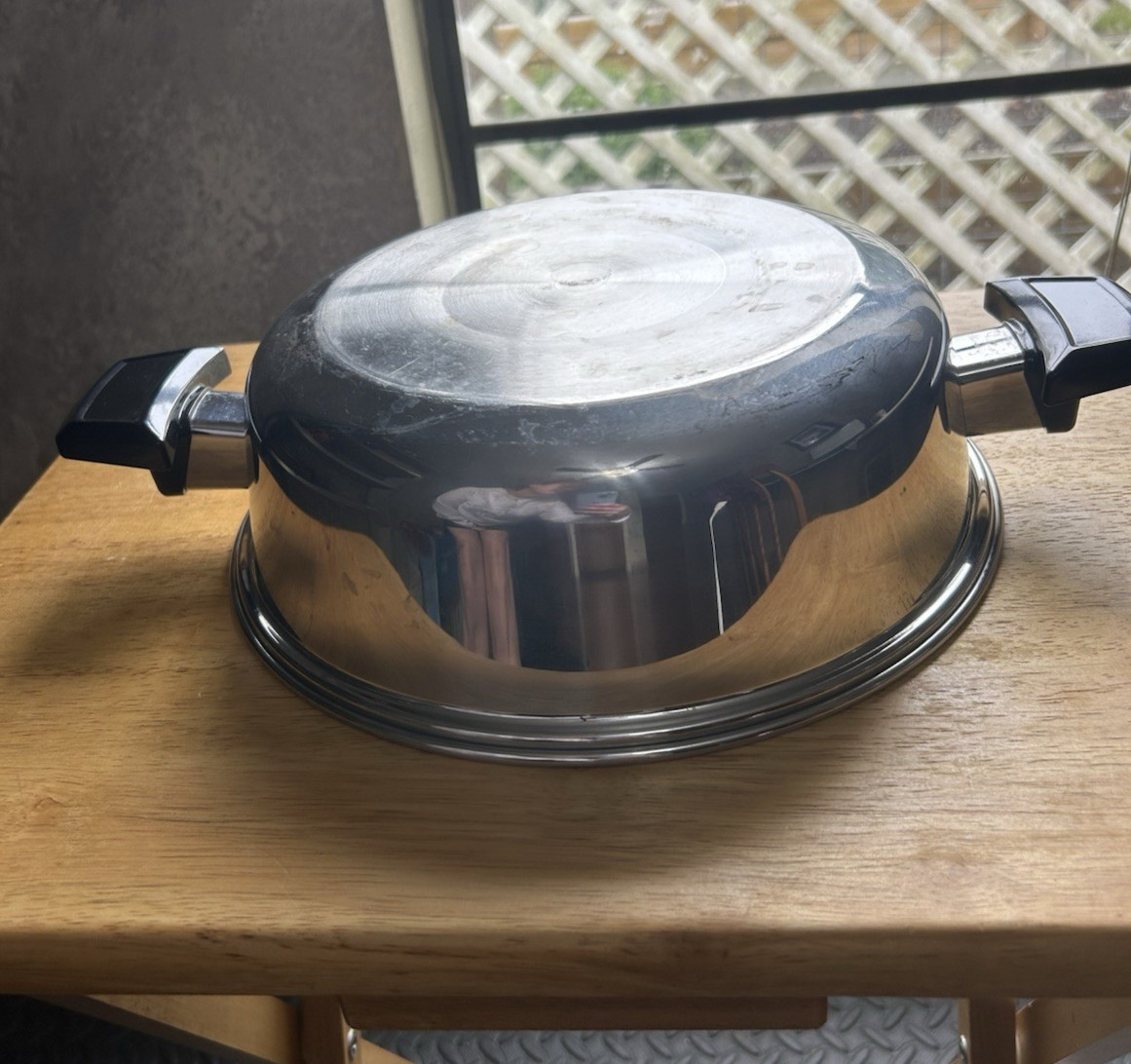 Stainless Steel 10 Inch High Dome Pan Cookware LID with Stay Cool Handles