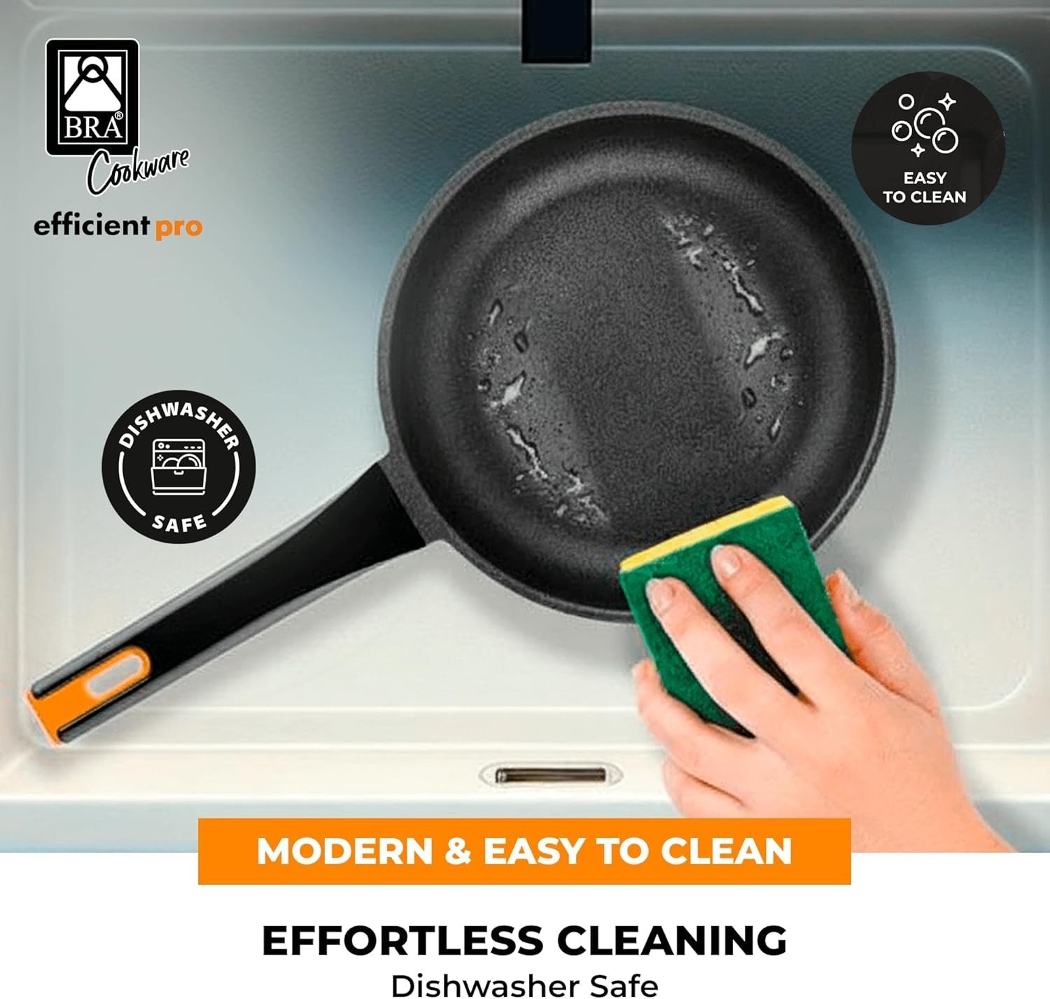 8 Inch Nonstick Frying Pan Cast Aluminum Skillet All Cooktops