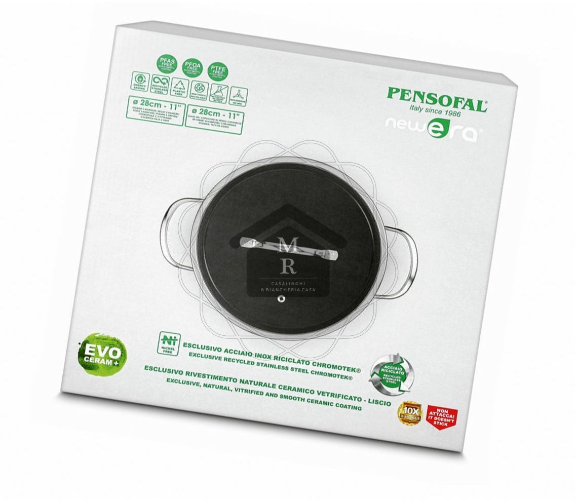 Pensofal New Era Ceramic Non-stick Stainless Steel Lid Pan