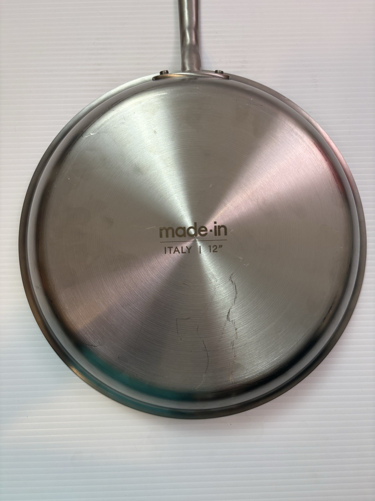 Made In Cookware Stainless Steel 12” Frying Pan 5-Ply Stainless Clad