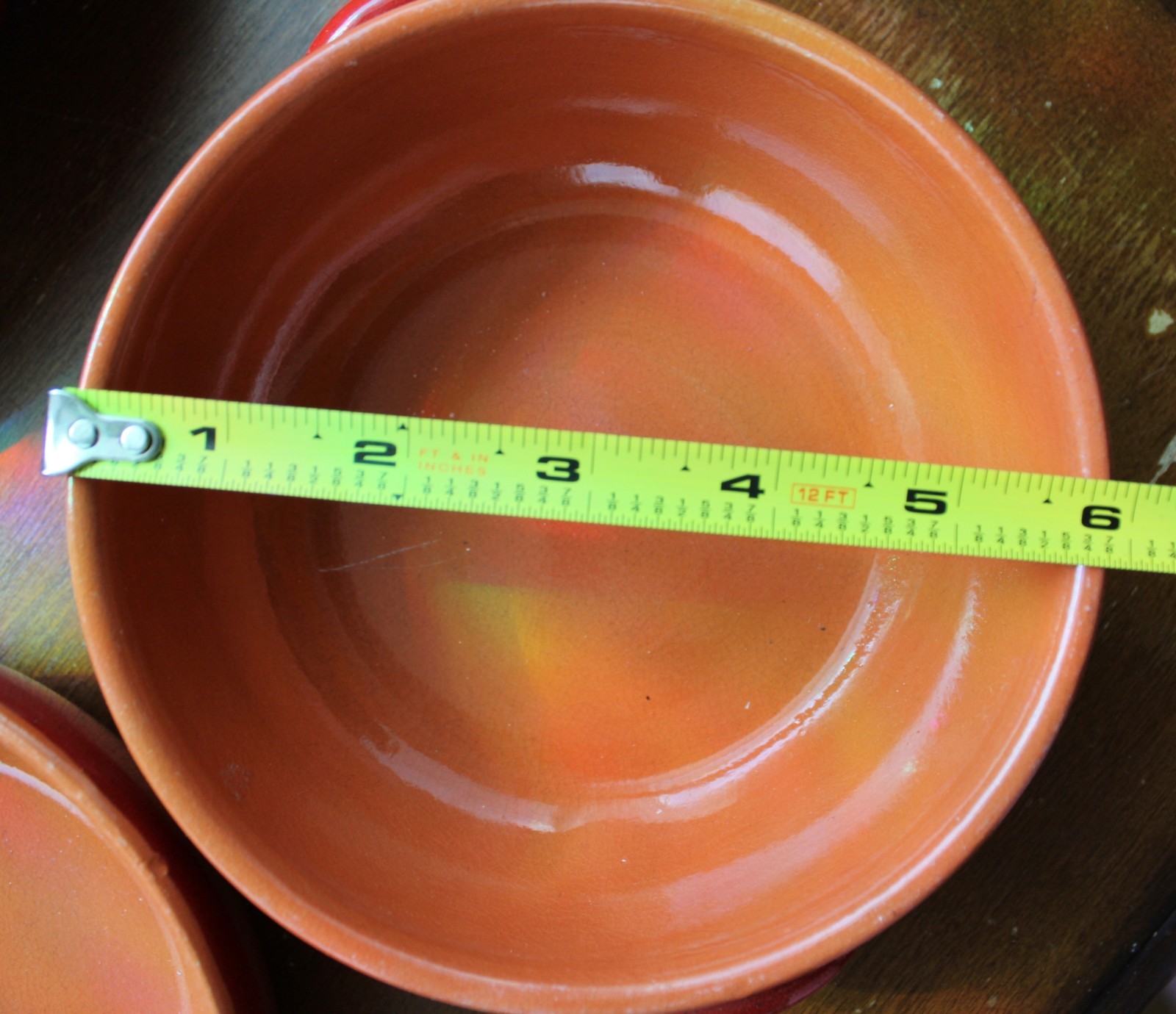 De Silva Italian Terracotta Ovenware Set 5-Piece Red Ceramic Bowls Pots Pan
