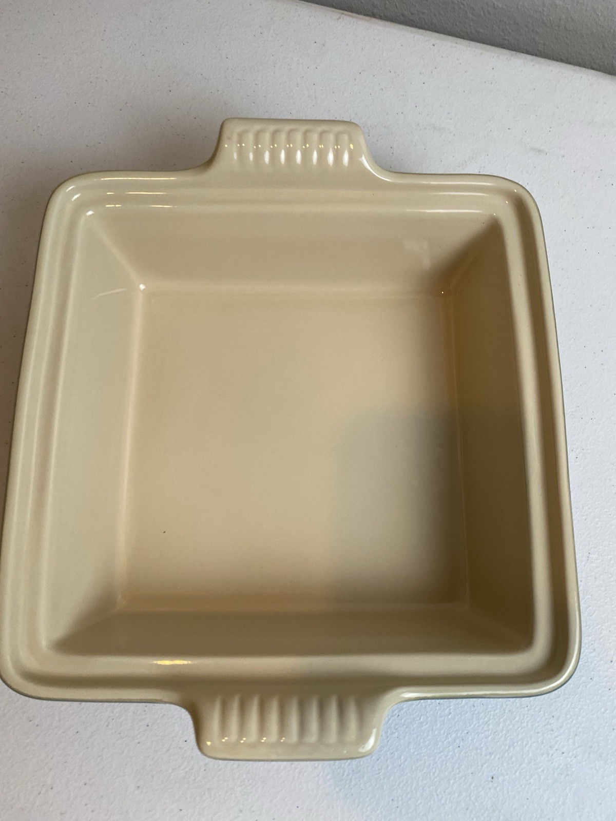 Le Creuset Square Ceramic Casserole Dish w/ Lid 1.7 qt ocean ￼