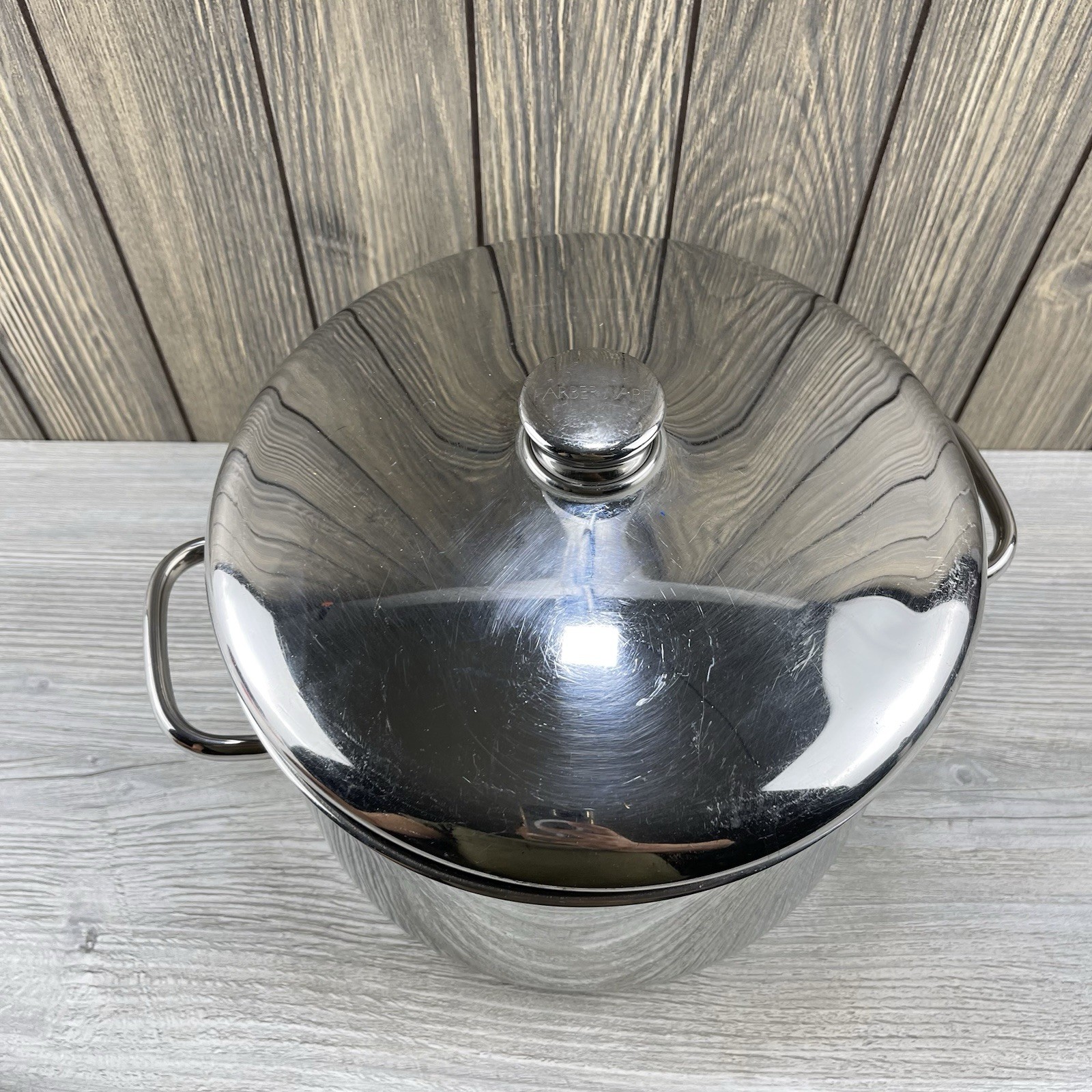 Farberware Millennium Stainless NEVER STICK 8QT Stock Pot Lid 2 Handles USA